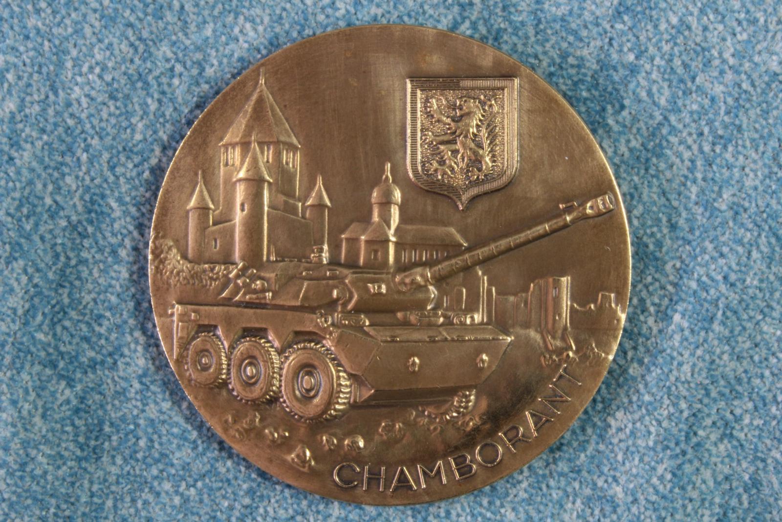Antiques of chamborant medal second hussars regiment 1981