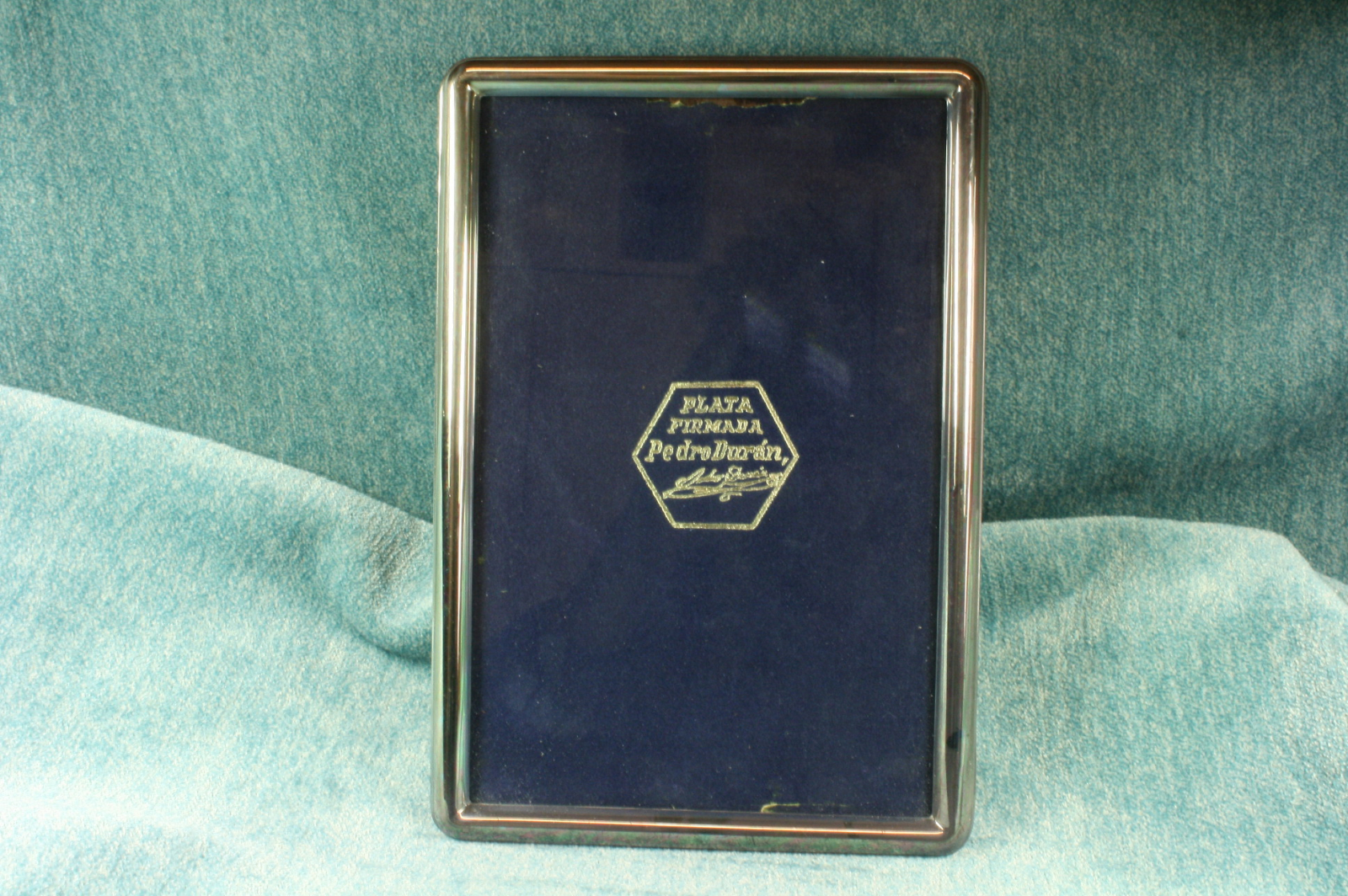 Antiques of silver frame pedro duran portrait frame