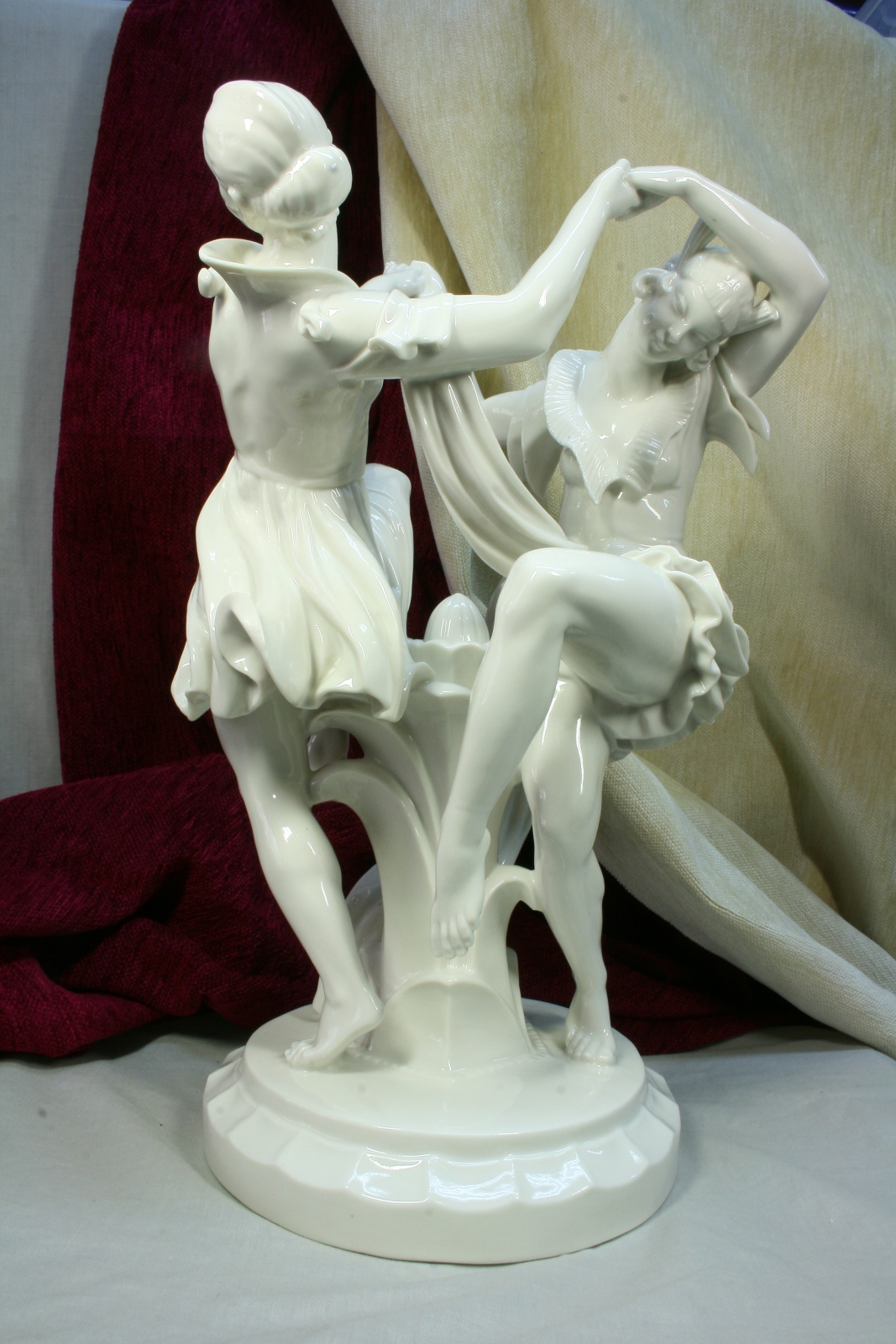 Antiguedades de bailarinas de porcelana gustav oppel art deco