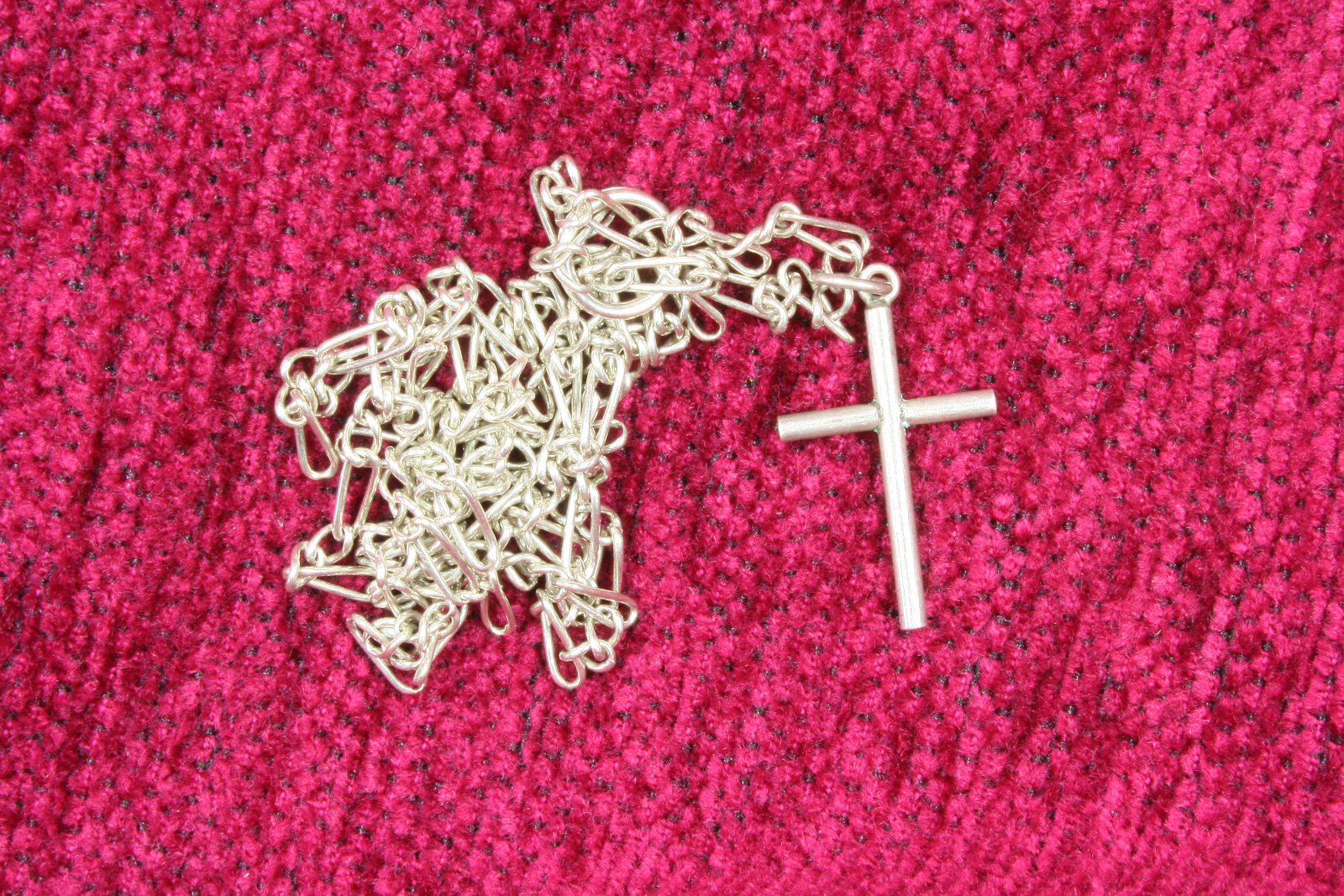 Antiques of small cross with chain