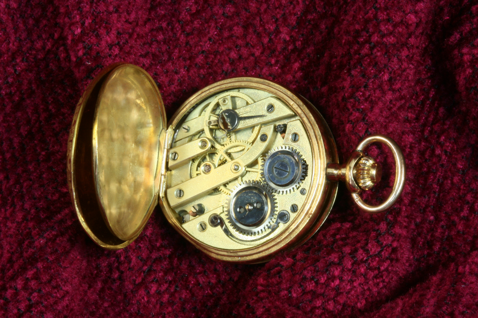 Reloj Bolsillo de señora. Oro. Esmalte. S.XIX