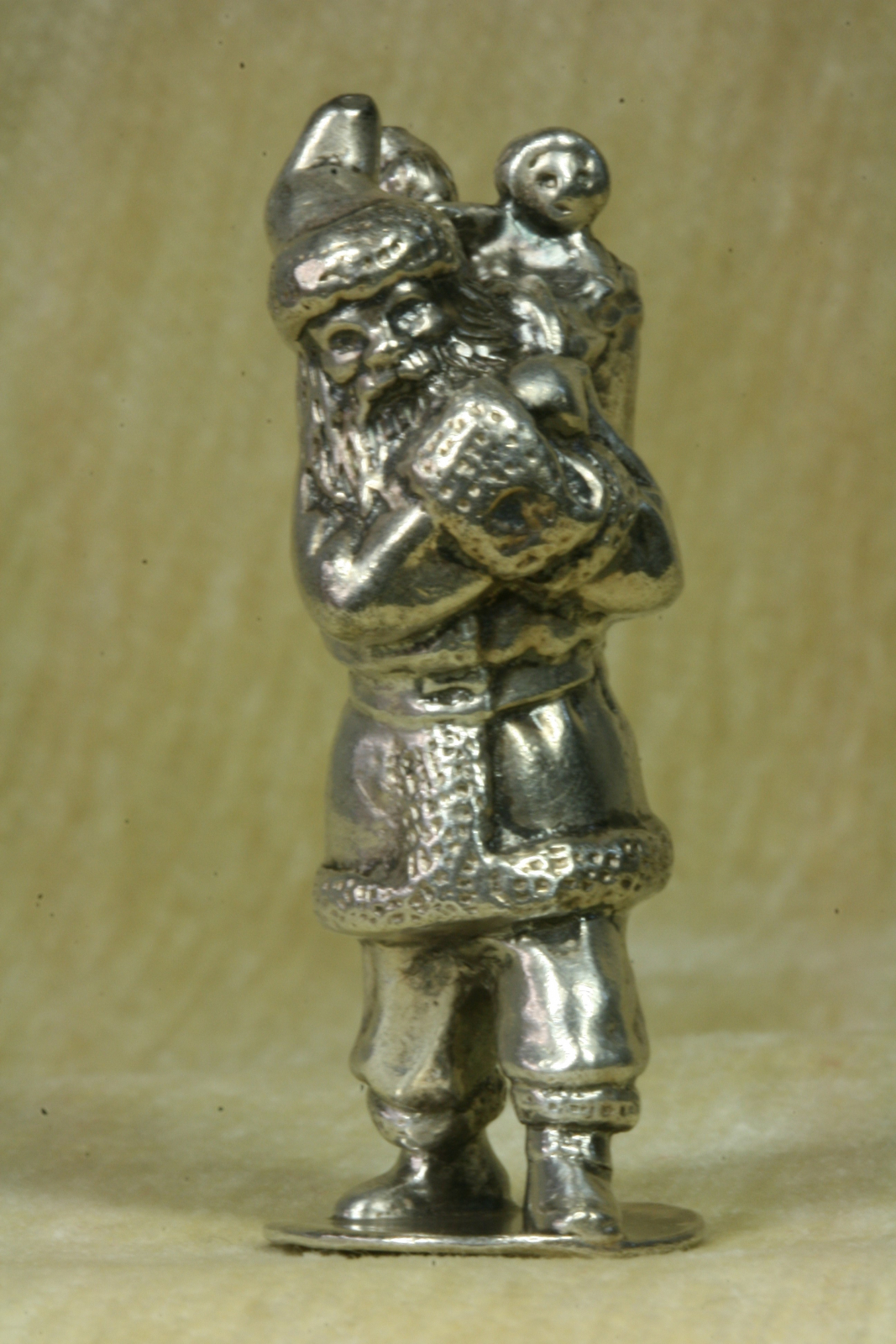 Antiques of santa claus silver