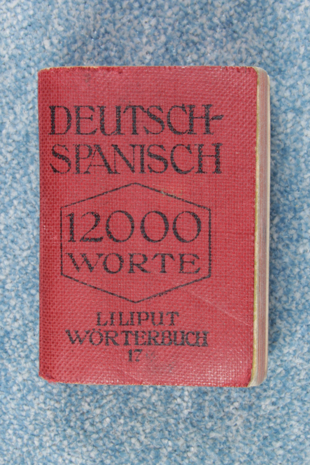 Antiques of miniature book german spanish deutsch spanisch