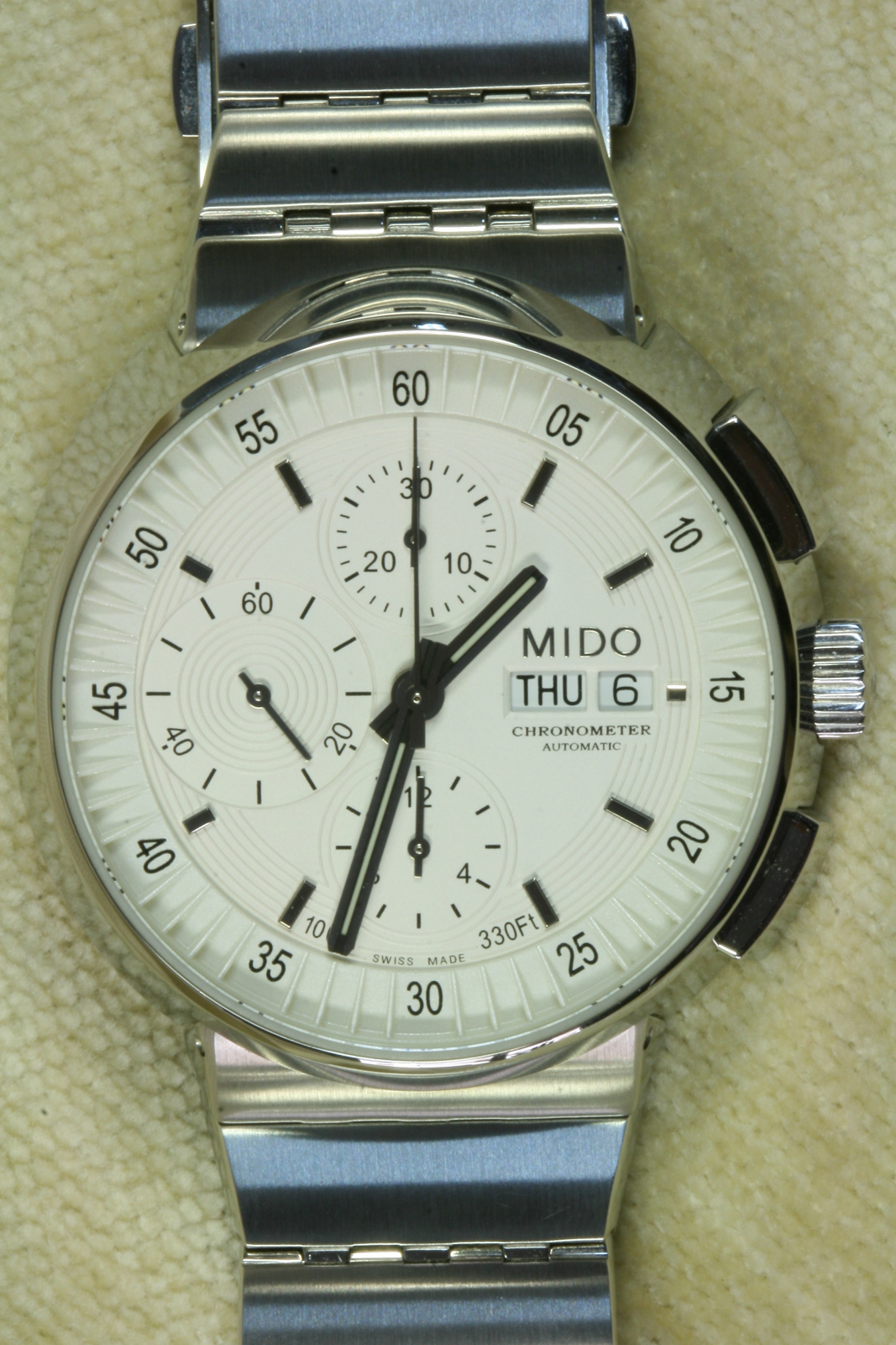 Antiques of mido chronograph automatic wrist watch