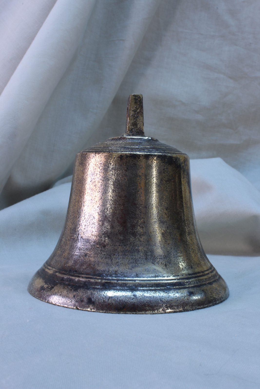 Antiques of bell with inscription to hang nineteenth