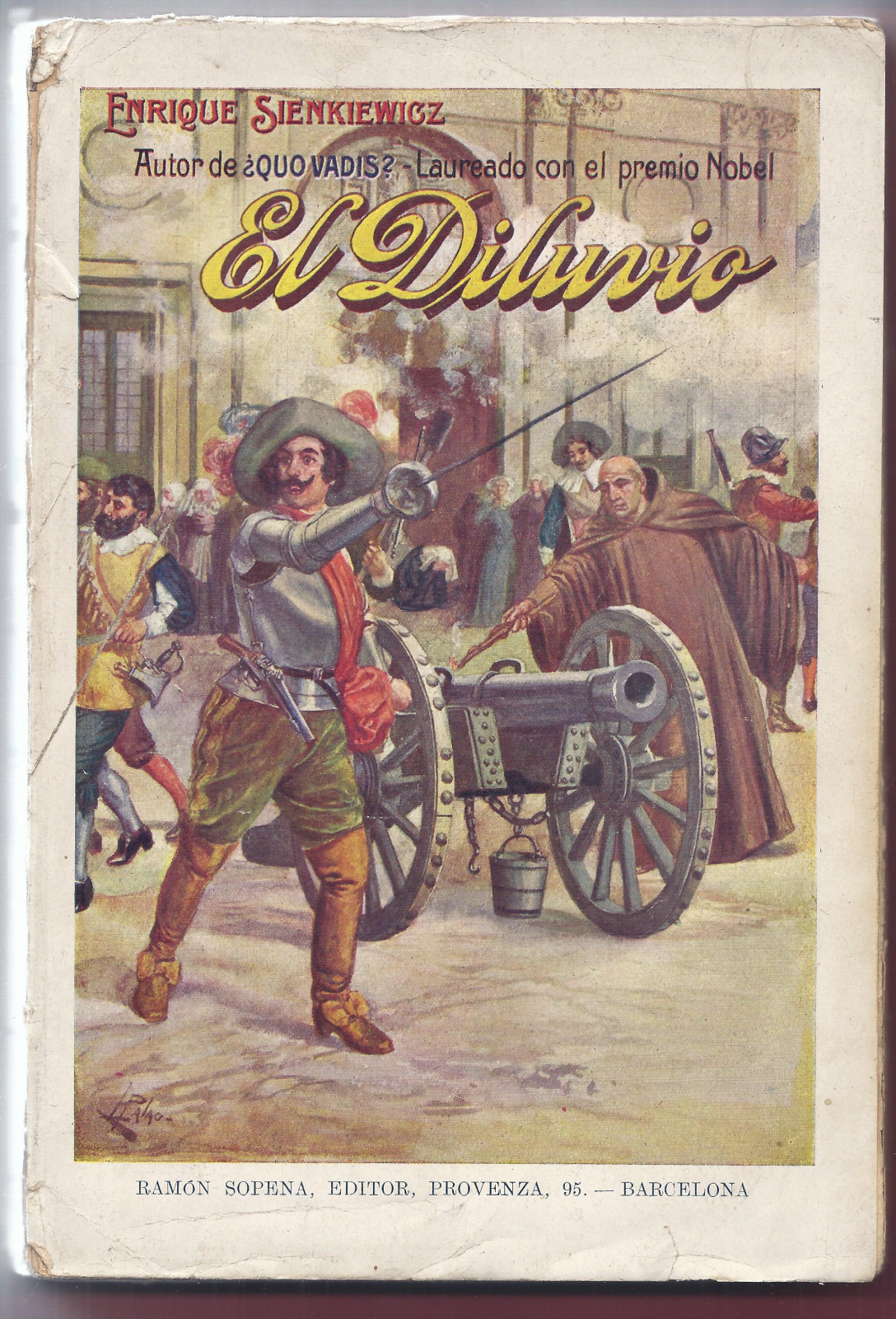 Antiguedades de libro el diluvio novela de enrique sienkiewicz