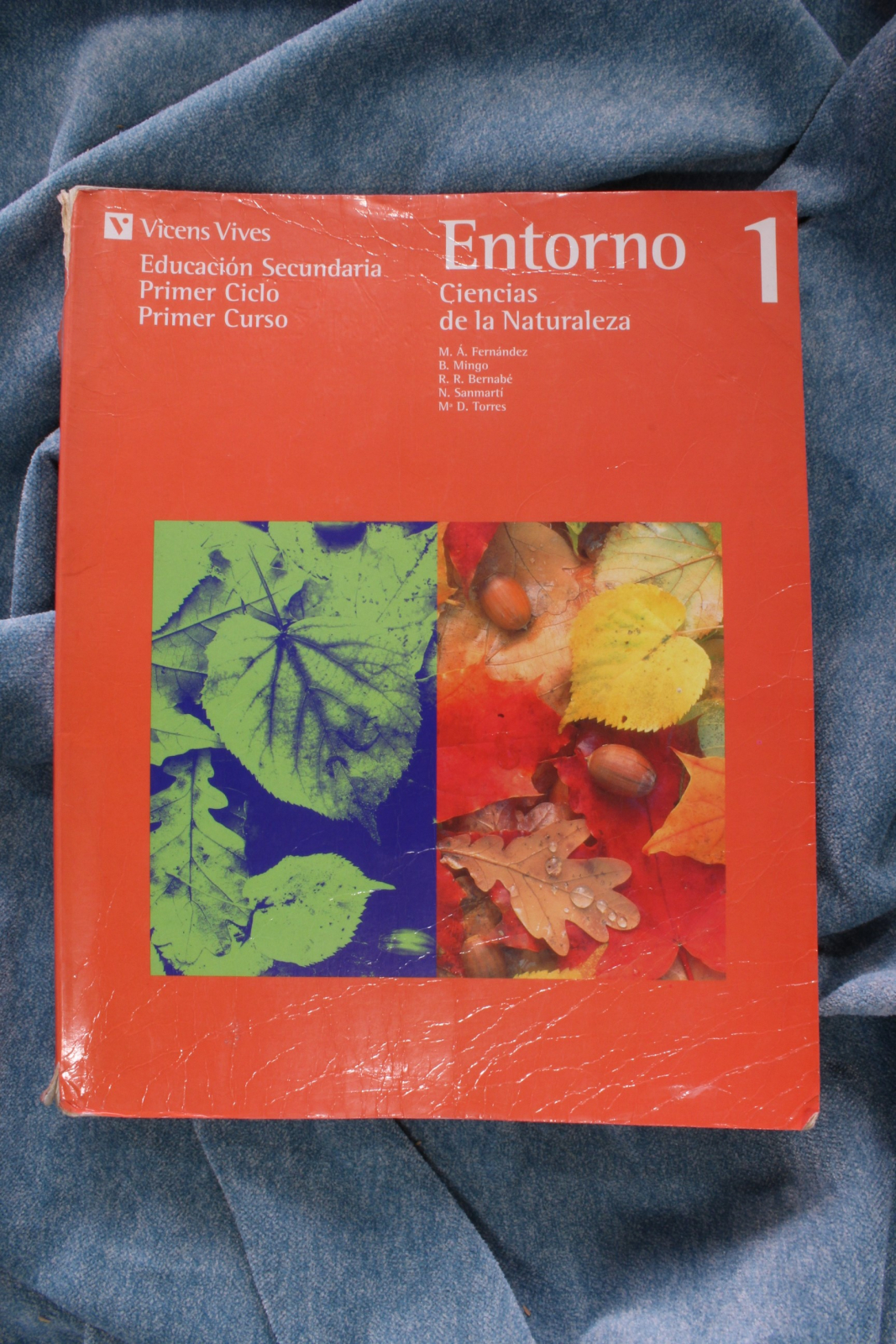 Antiguedades de libro ciencias de la naturaleza entorno