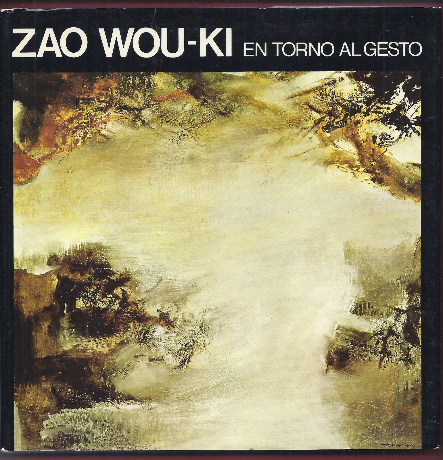 Antiguedades de libro zao wouki en torno al gesto pintor