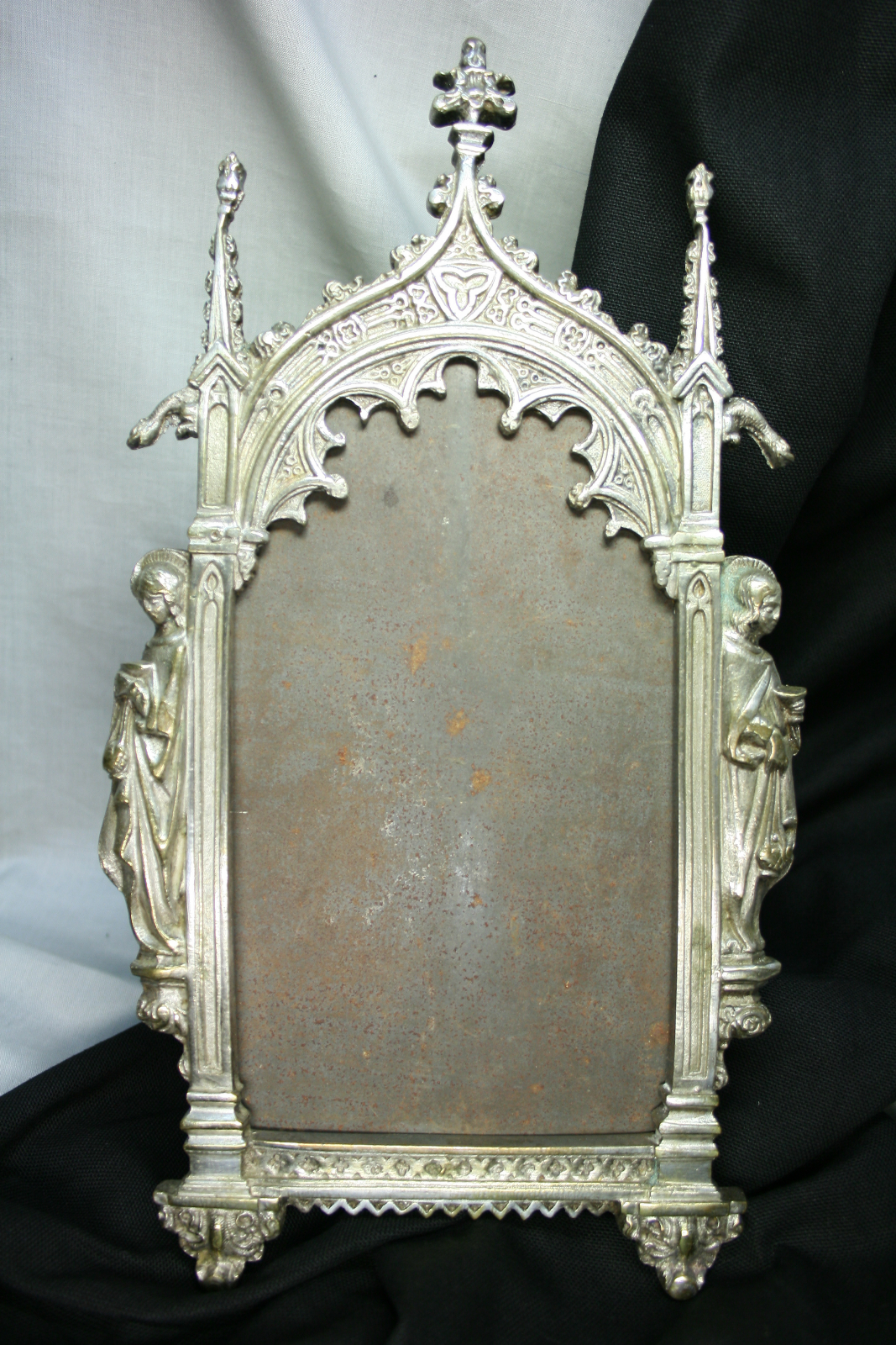 Antiques of frame neogothic bronze picture frames