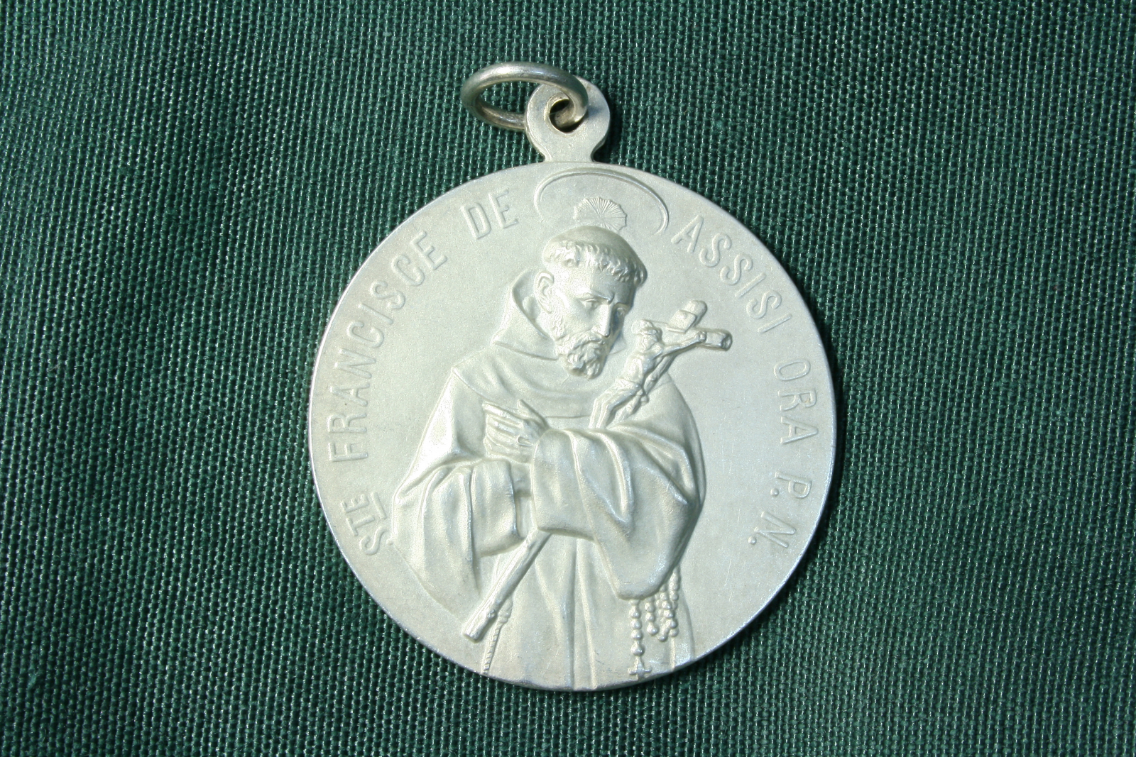 Antiques of medal of st francis of assisi