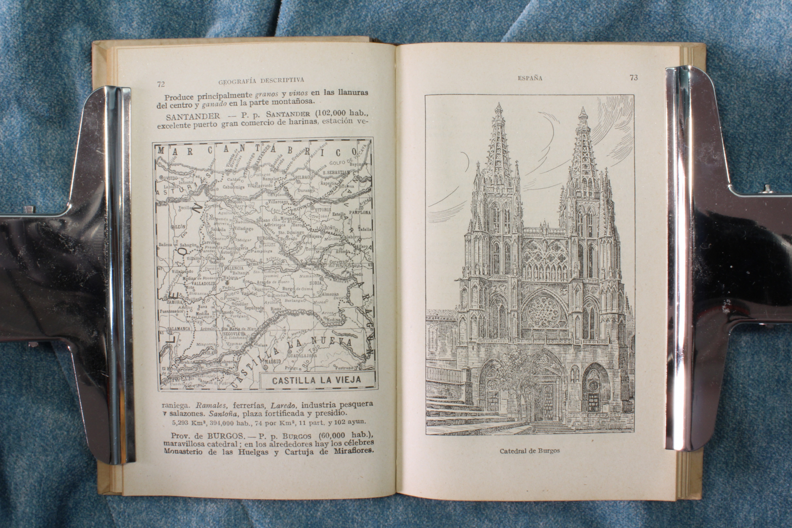 Libro Geografía General. 2ºGrado. Faustino Paluzie. (t)