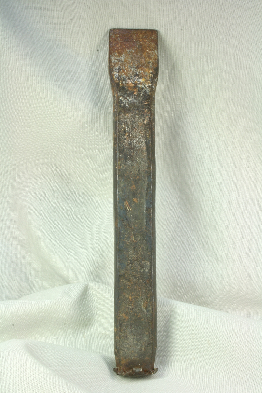 Antiques of iron chisel with square tip masonry