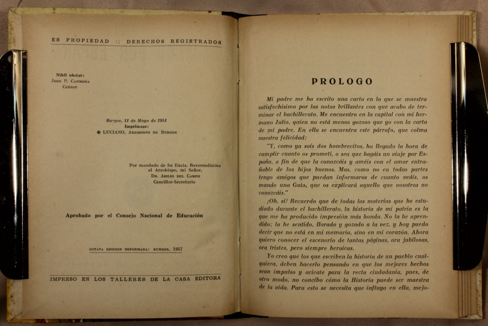 Libro Viajando por España. Antonio J. Onieva. 1957