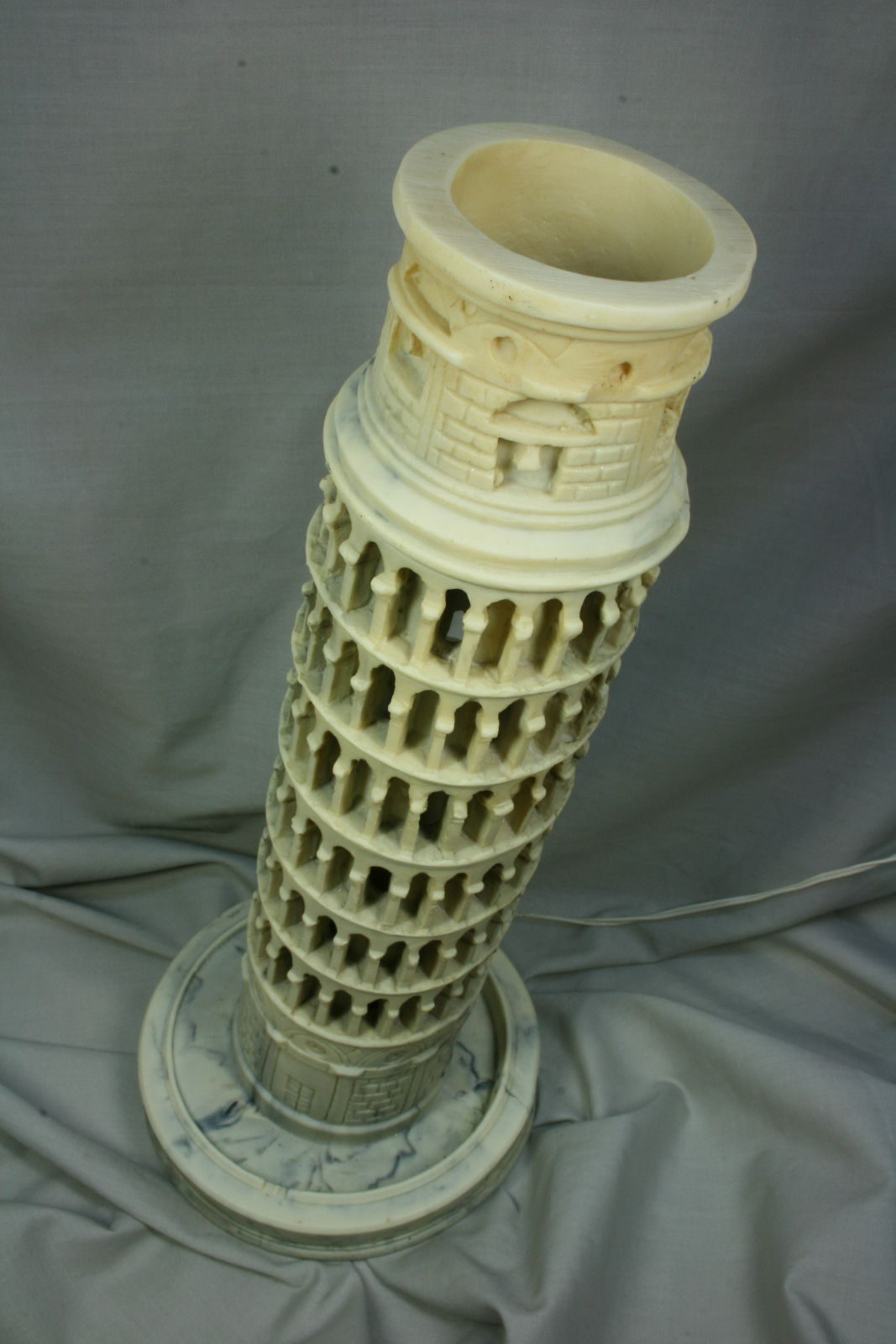 Antiques of lamp of pisa tower of pisa to scale