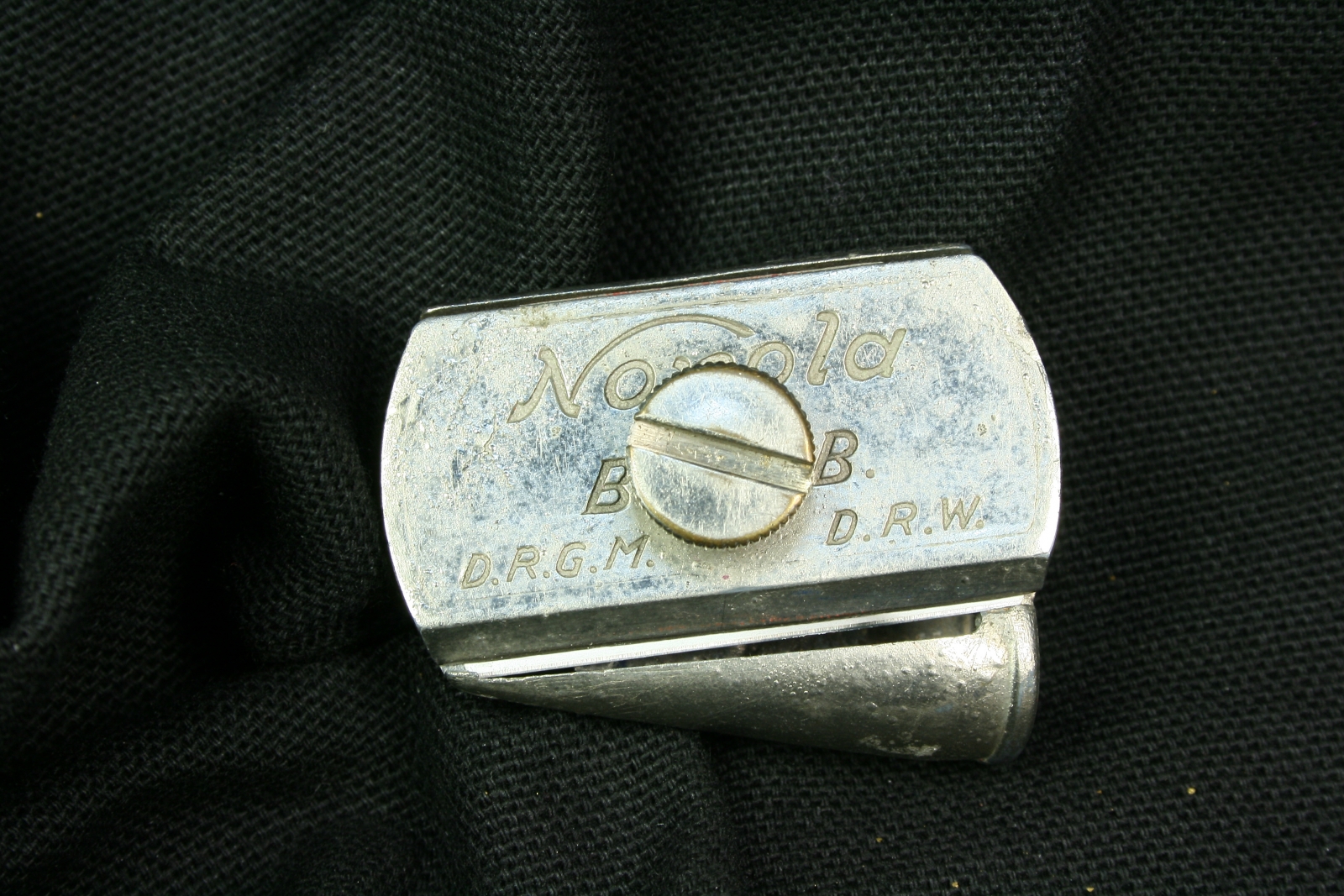 Antiques of sharpeners bbnorola drgm nickel