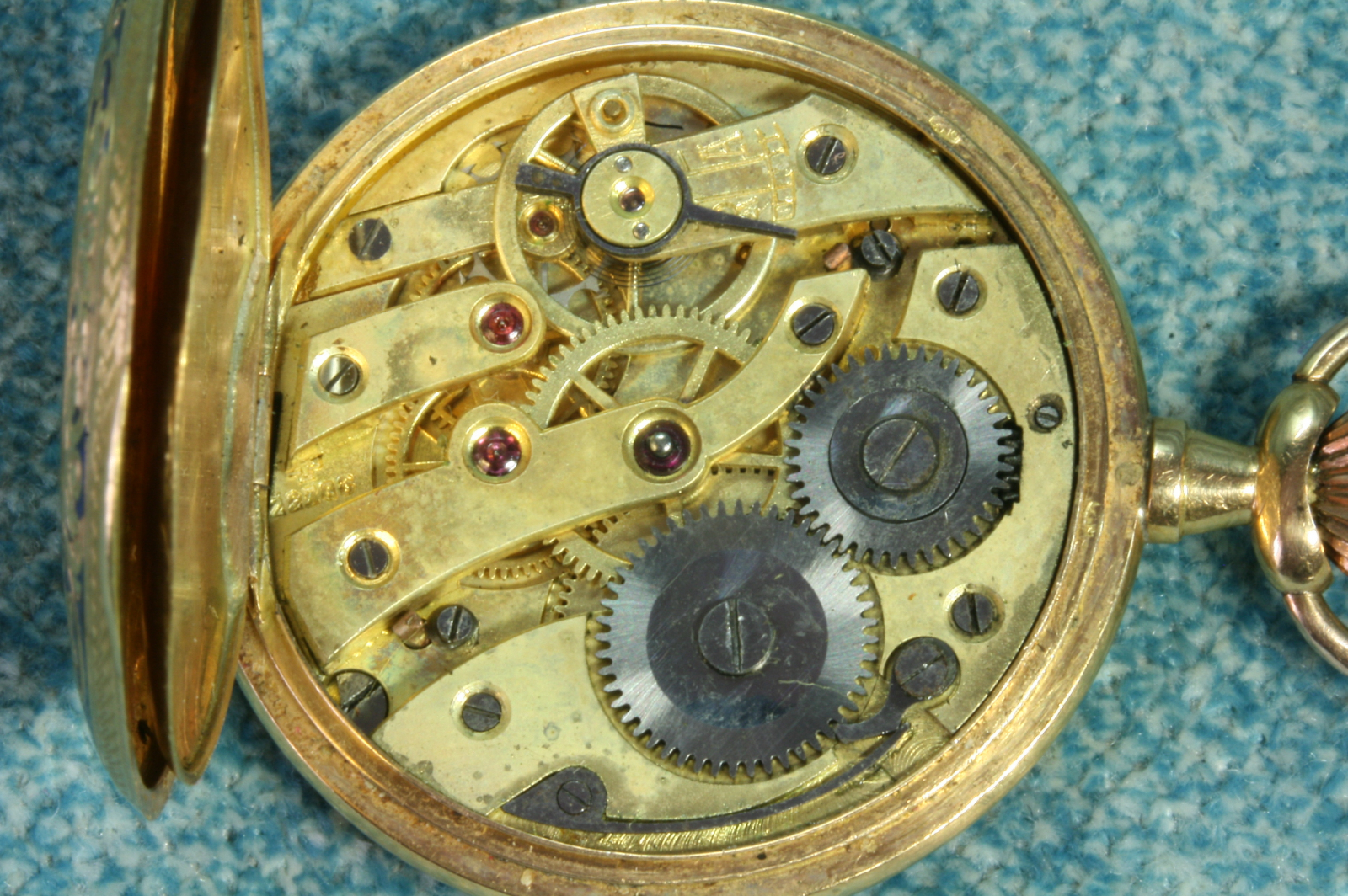 Reloj de oro de bolsillo.Napoleón. 1907