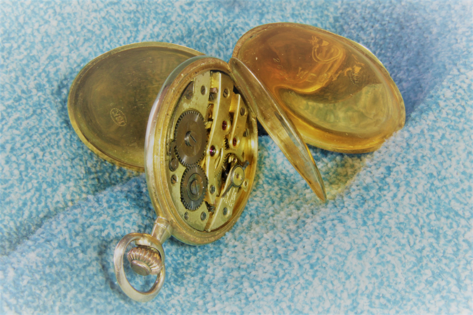 Reloj de oro de bolsillo.Napoleón. 1907