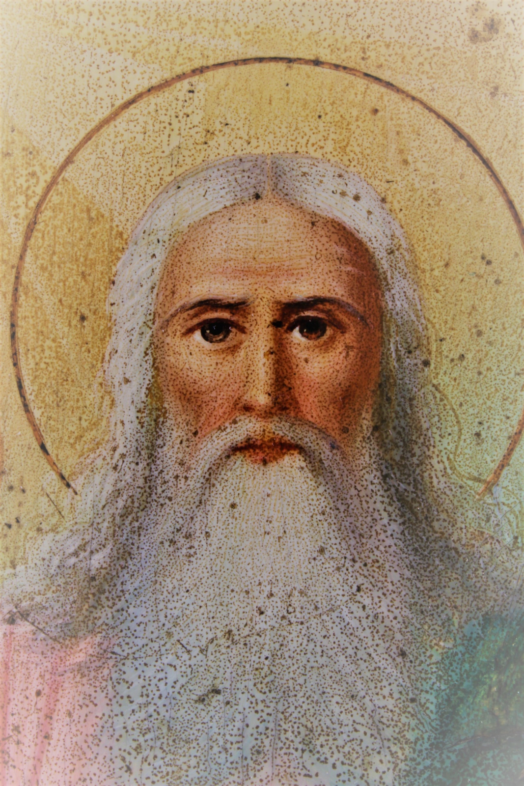 ICONO RUSO SANTÍSIMA TRINIDAD. ÓLEO. S.XIX. (t)