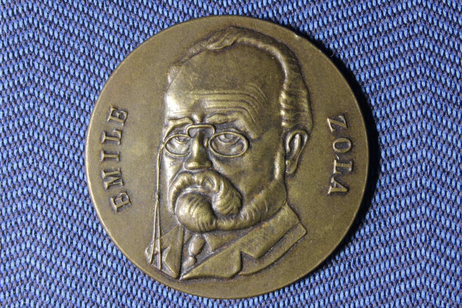 Antiguedades de medalla emile zola cdb cercle du bibliophile