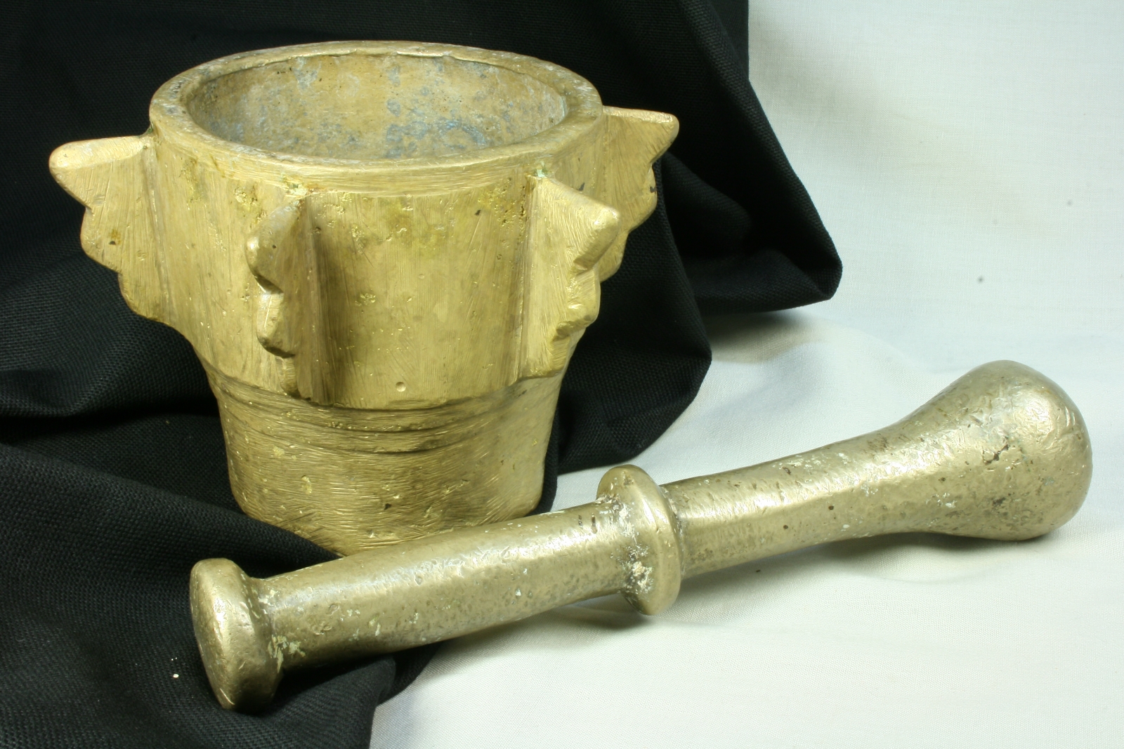 Antiques of arabic mortar handmade pestle