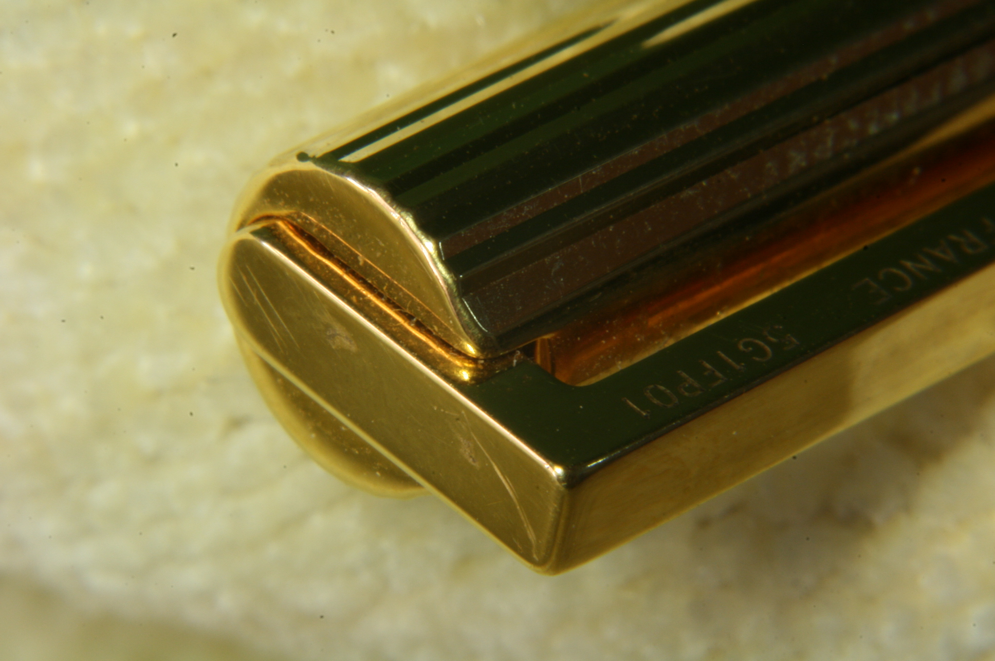 Bolígrafo Portaminas Dupont bañado en oro 18K. Francia. 2005