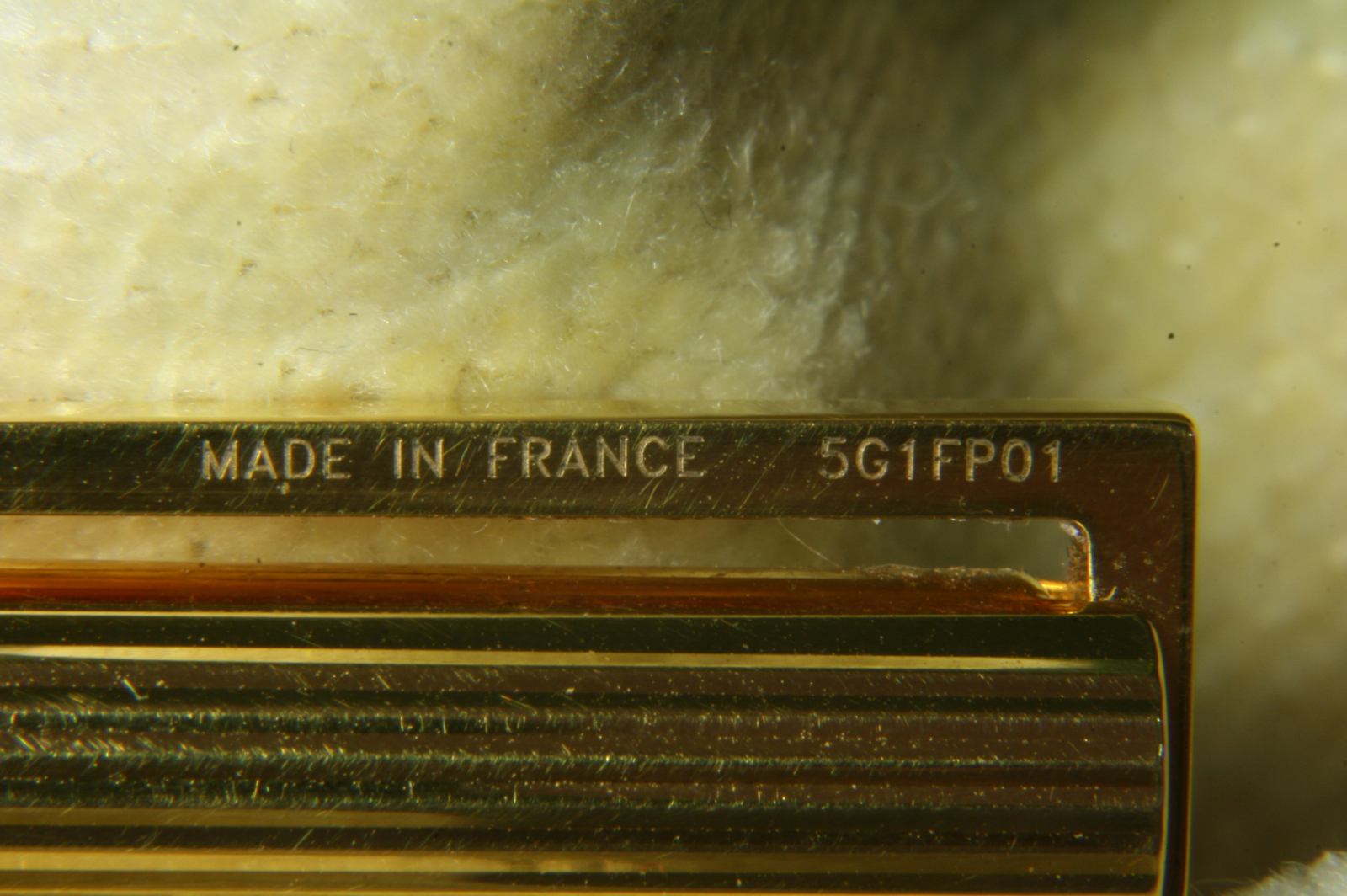 Bolígrafo Portaminas Dupont bañado en oro 18K. Francia. 2005