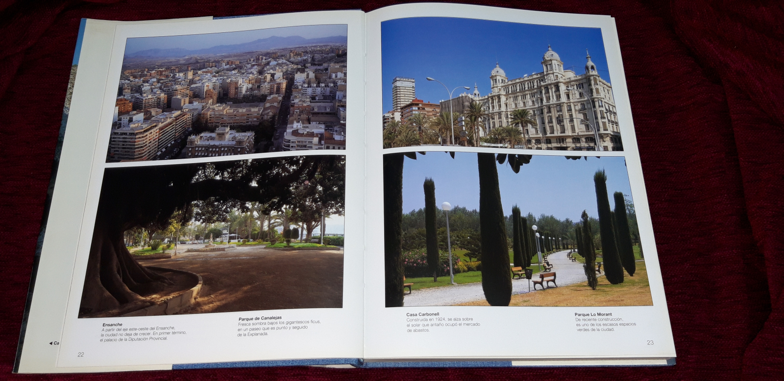 Libro Alicante. Adrián López. Fotografías a color. 1994. 