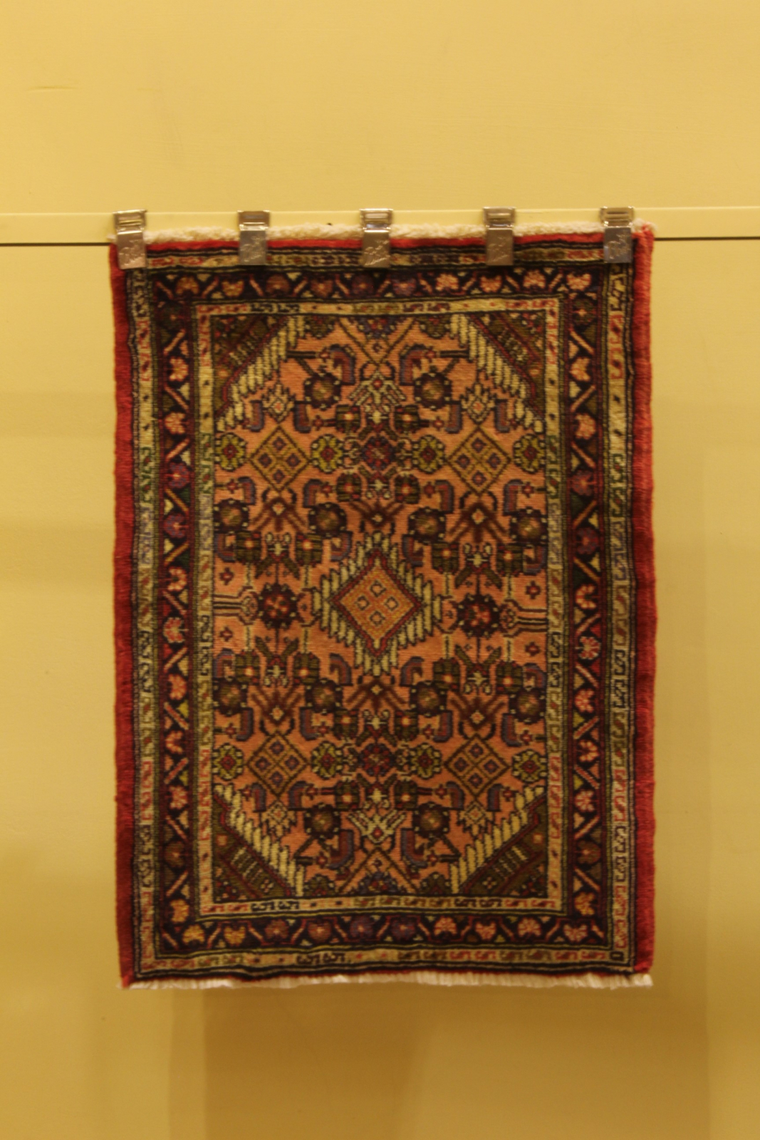 Antiques of carpet of hamadan in persia wool