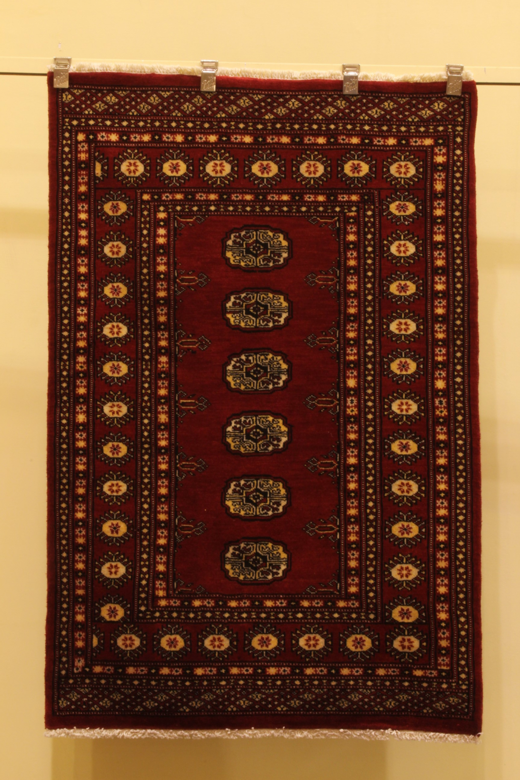 Antiques of bokhara carpet from pakistan uzbekistan wool