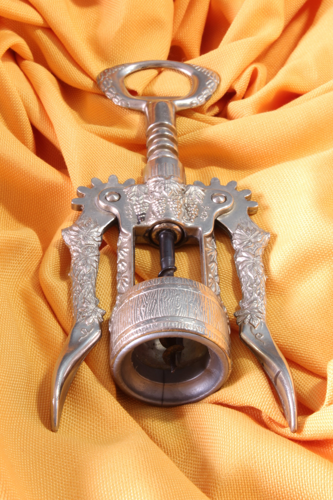 Antiques of decorated double lever corkscrew