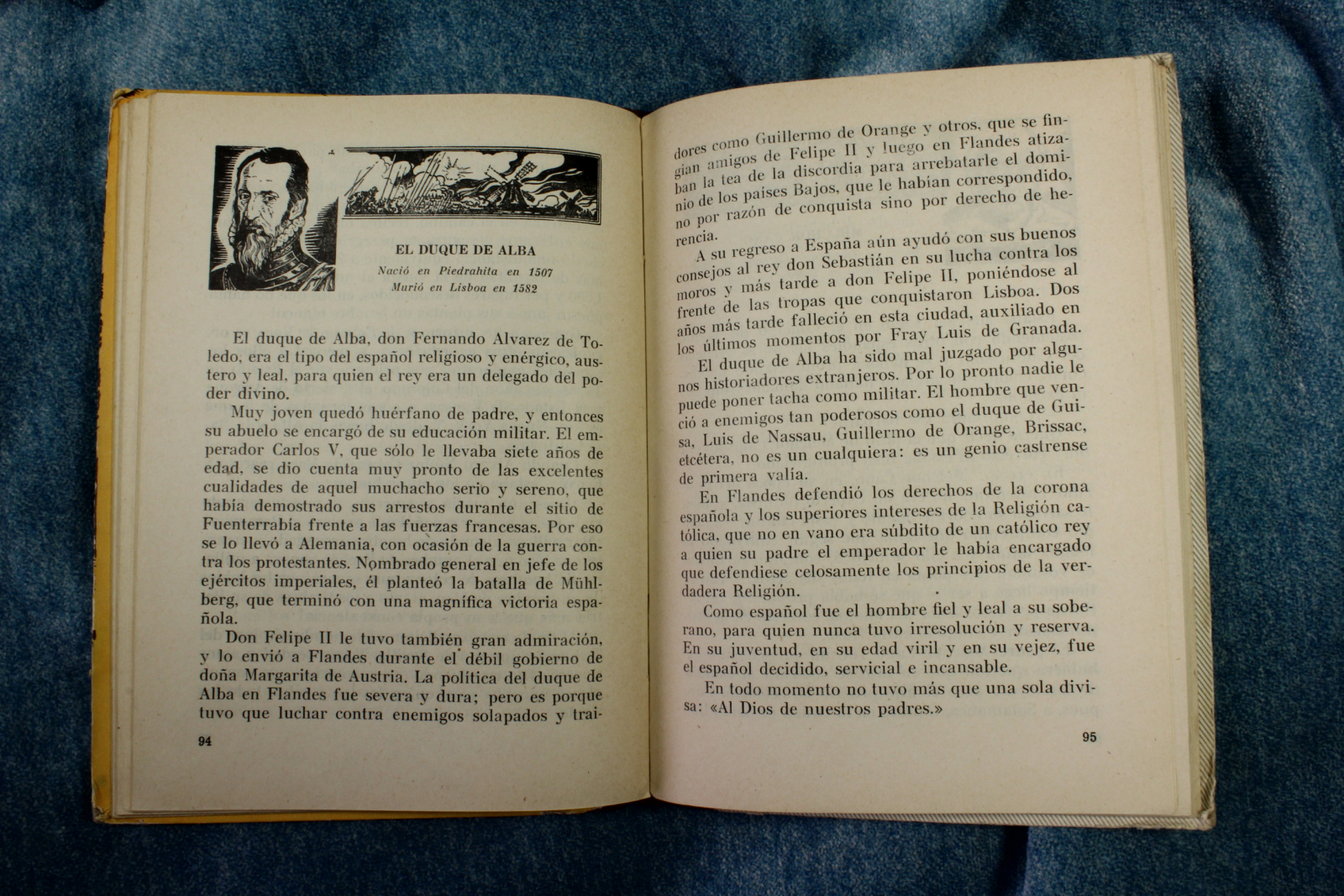 Libro Cien figuras españolas. Onieva. 1961