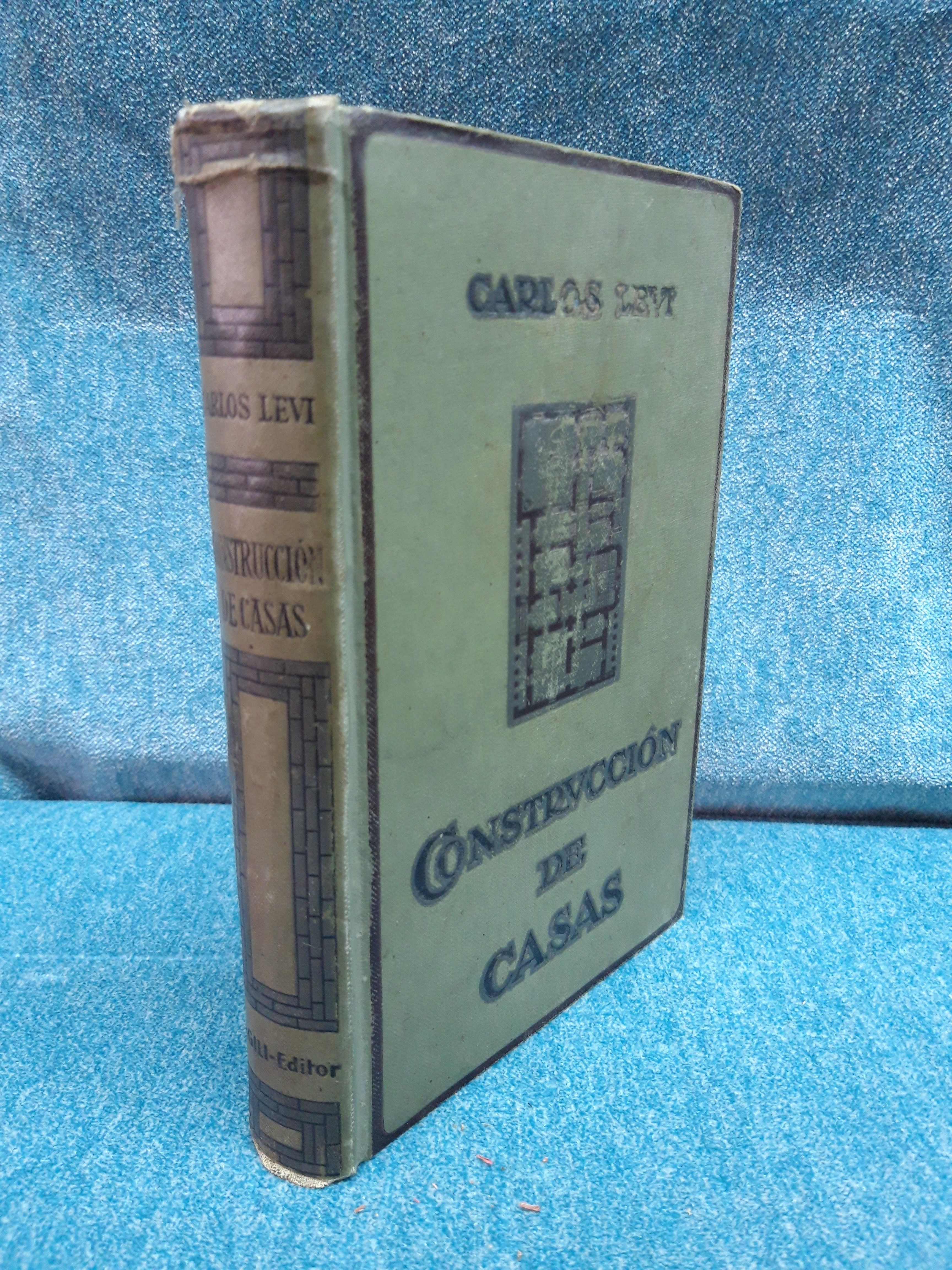 Libro Construcción de casas. Carlos Levi. 2ª ed. 1924