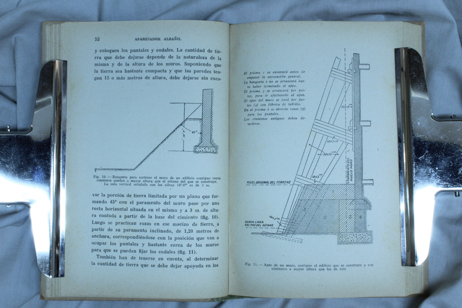 Libro el aparejador albañil. Oultram. 1944