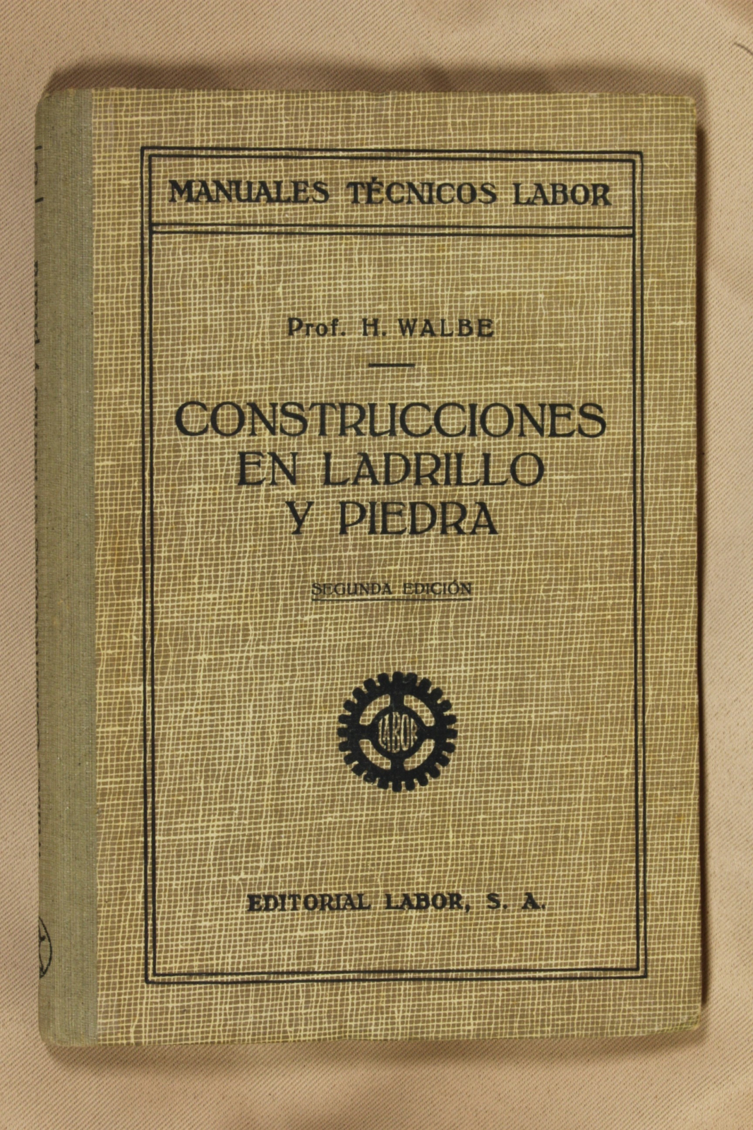 Antiguedades de libro construcciones en ladrillo y piedra segunda edicion