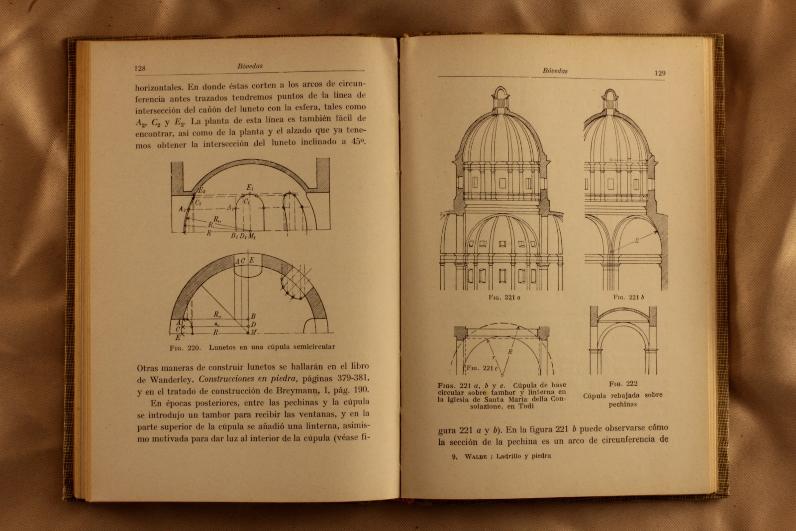 Libro Construcciones en ladrillo y piedra. Segunda Edición. 1934