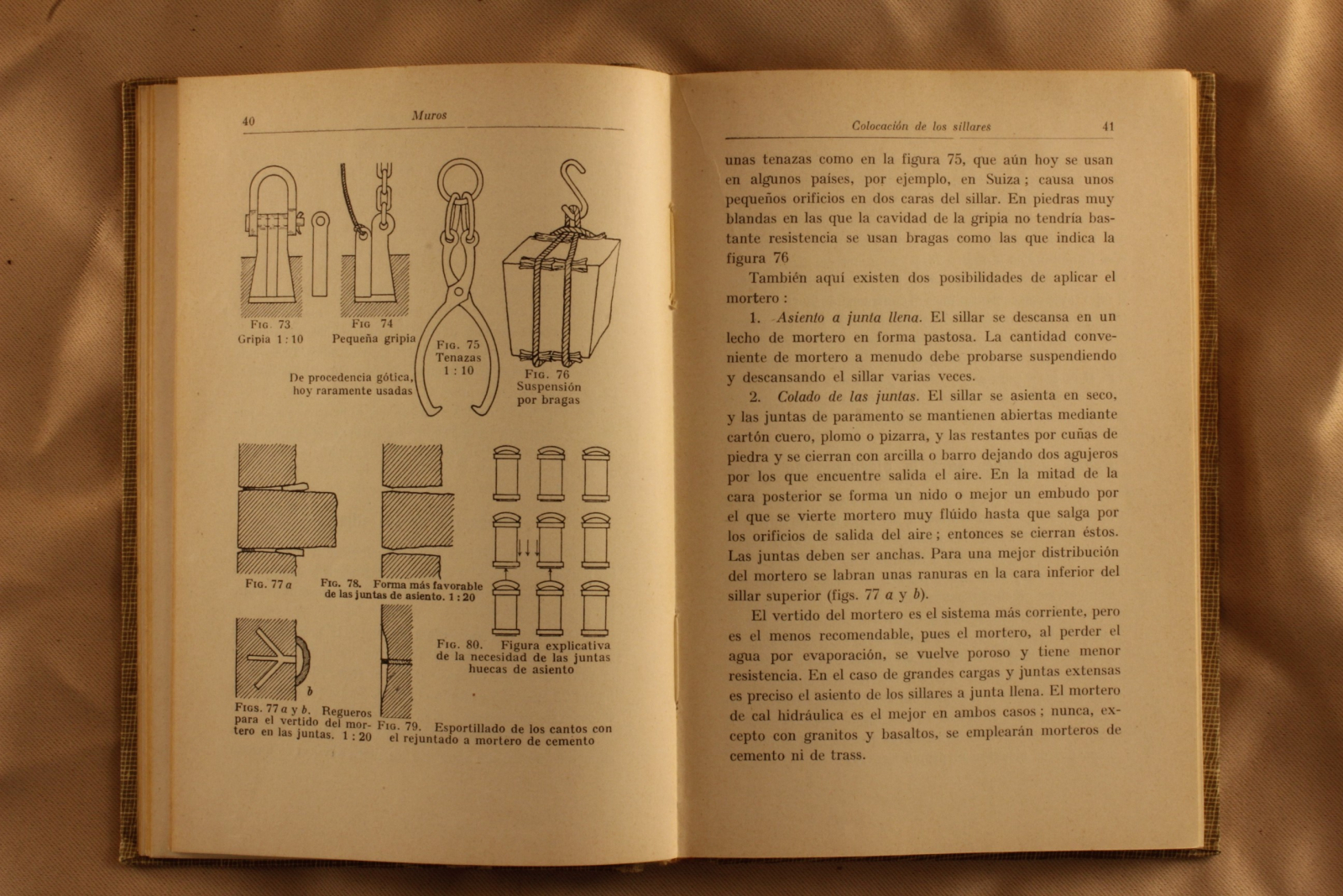 Libro Construcciones en ladrillo y piedra. Segunda Edición. 1934