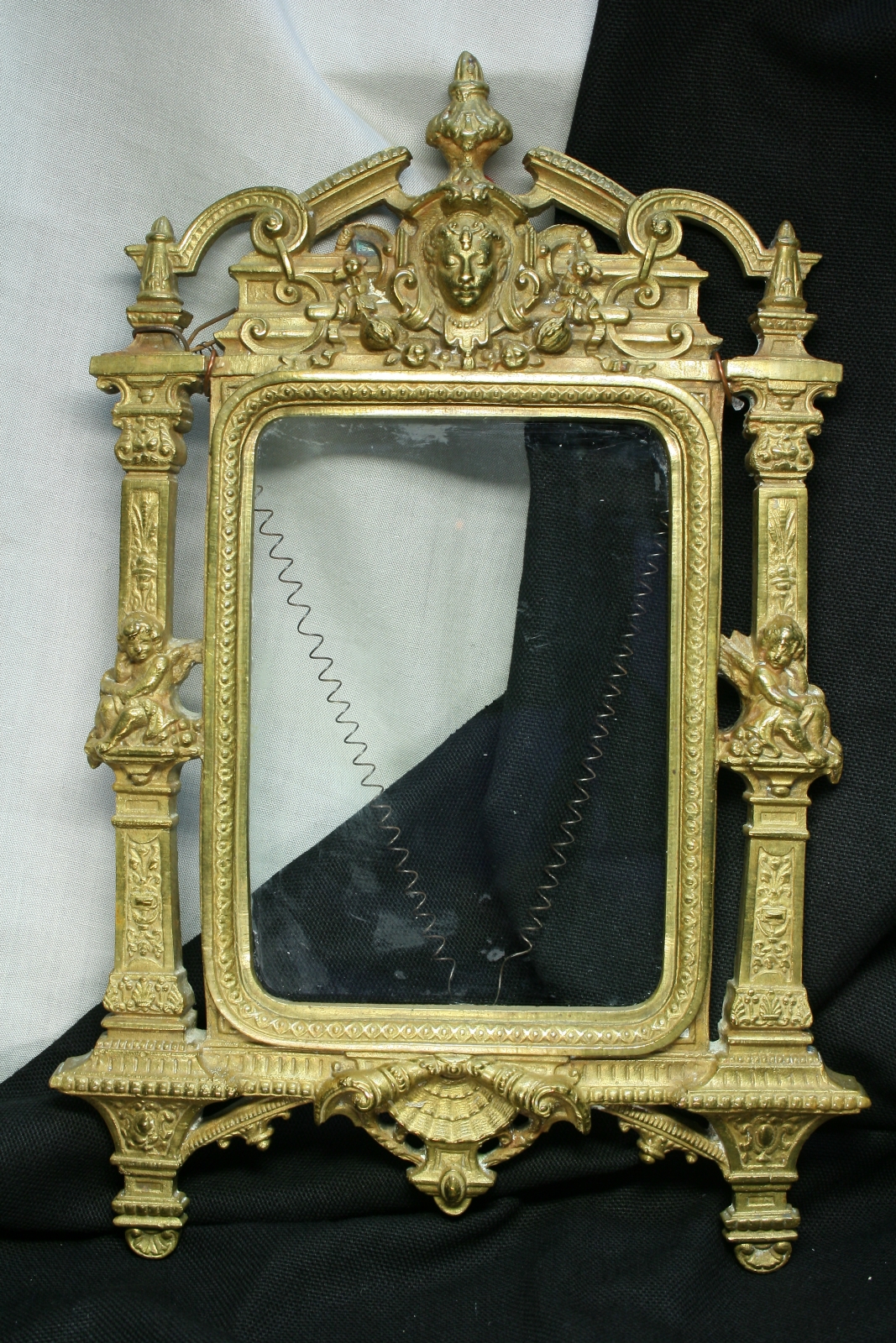 Antiques of photo frames bronze