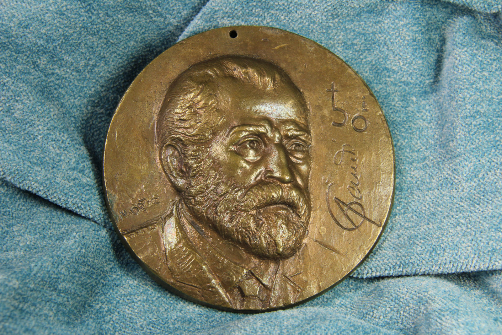 Antiques of antonio gaudi medal  anv death nicolau ortiz serra