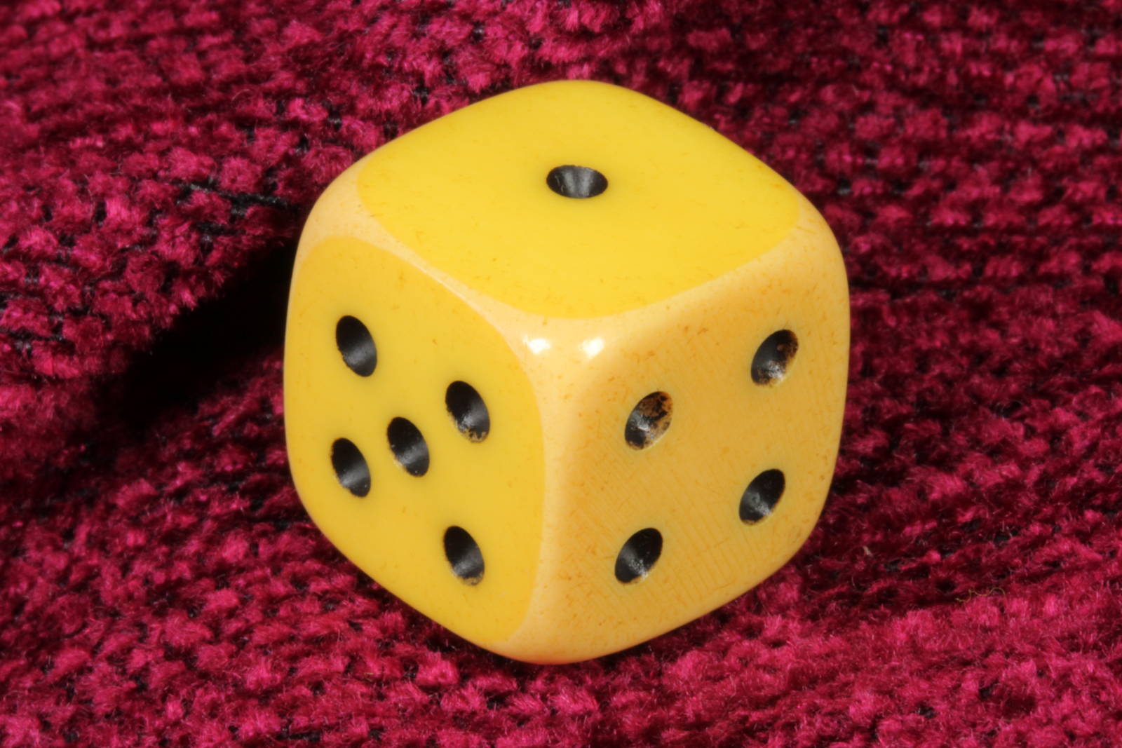 Antiques of set of dice celluloid