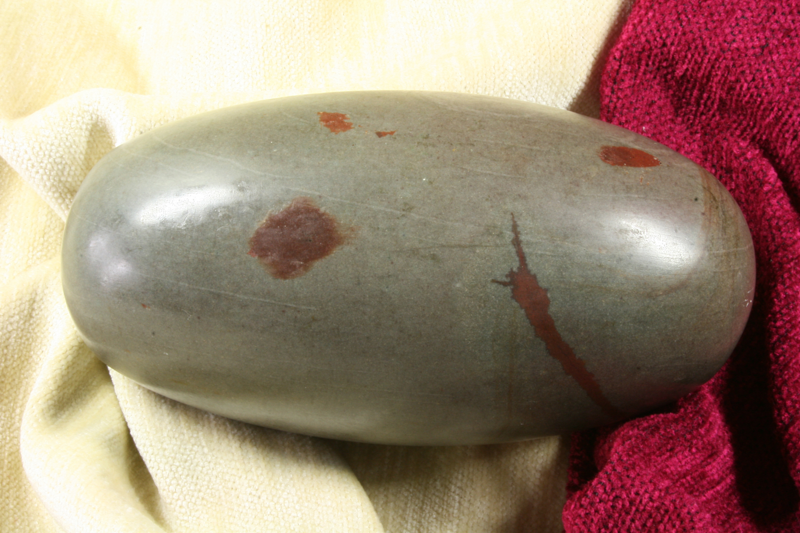 Antiques of great stone oval lingam of the ganges himalayas