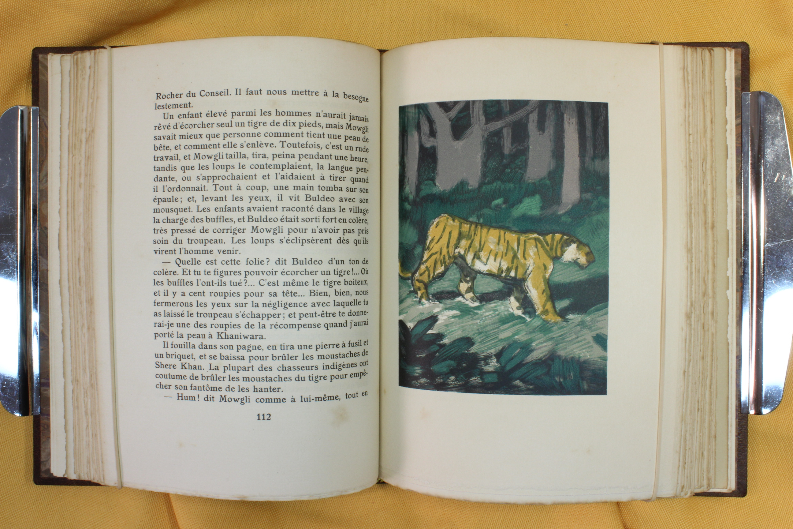 Libro Le livre de la jungle. El libro de la selva. Francés. 1930