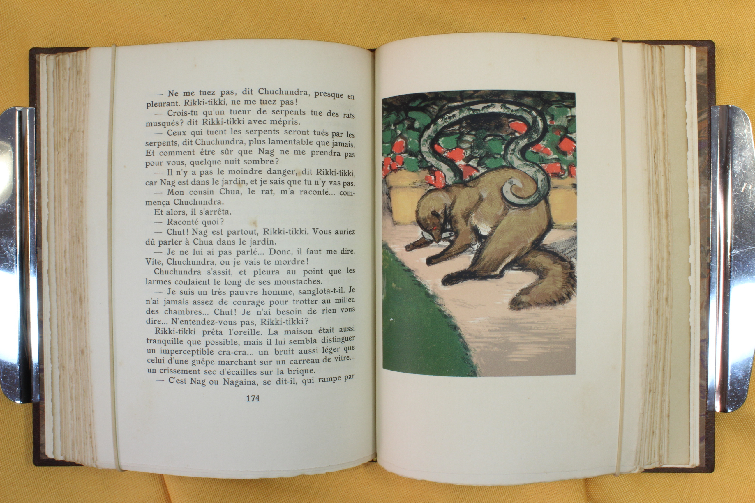 Libro Le livre de la jungle. El libro de la selva. Francés. 1930