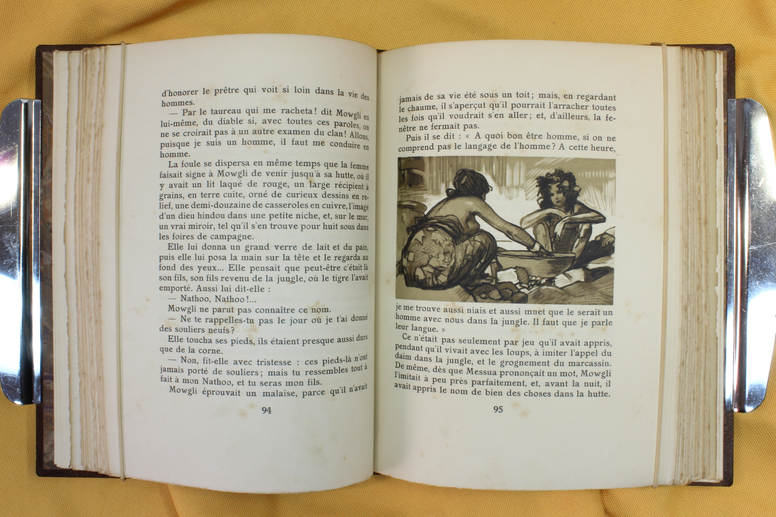 Libro Le livre de la jungle. El libro de la selva. Francés. 1930