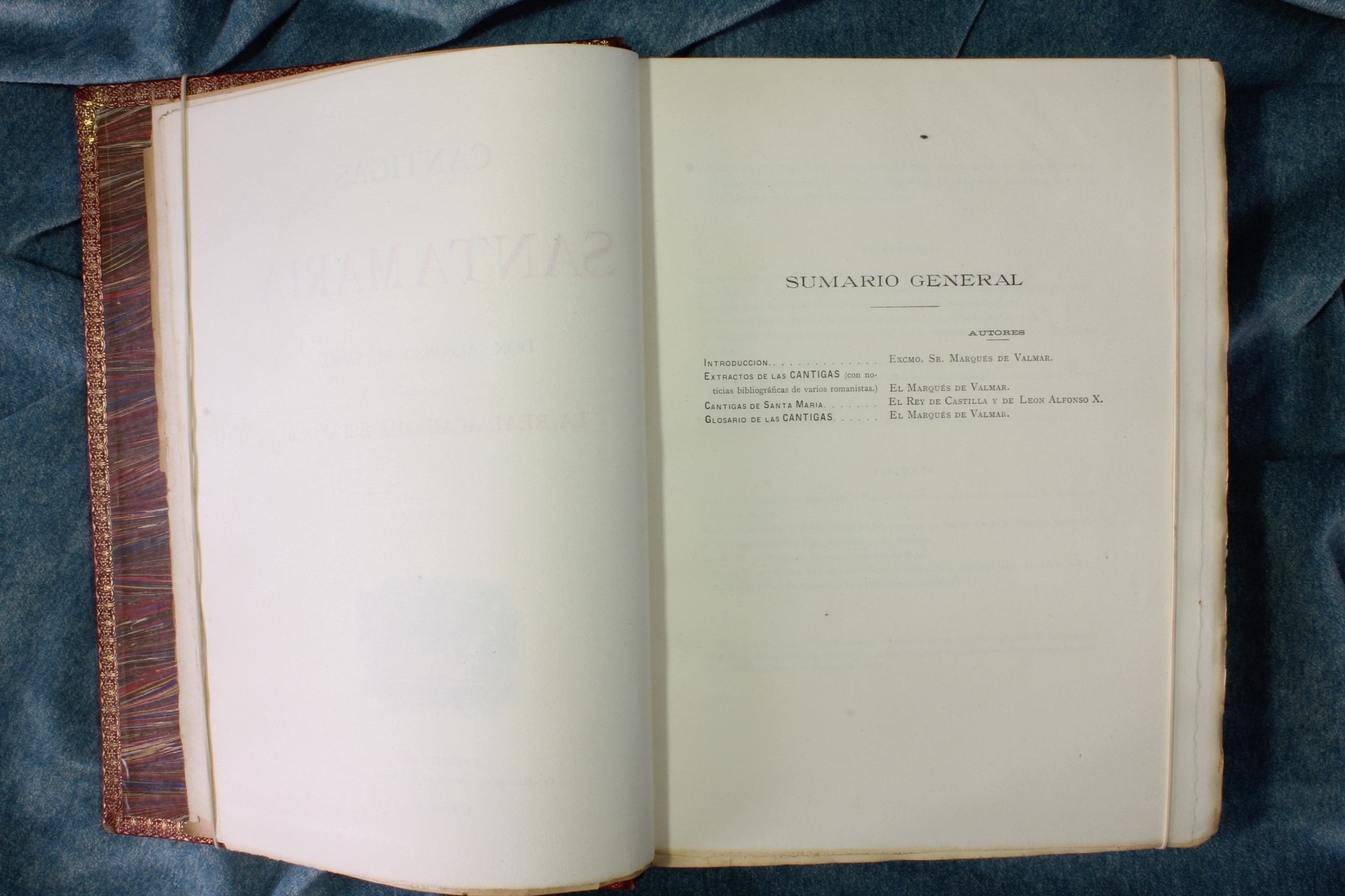 Cantigas de Santa María de Alfonso X El Sabio. 1889 Real Academia Esp