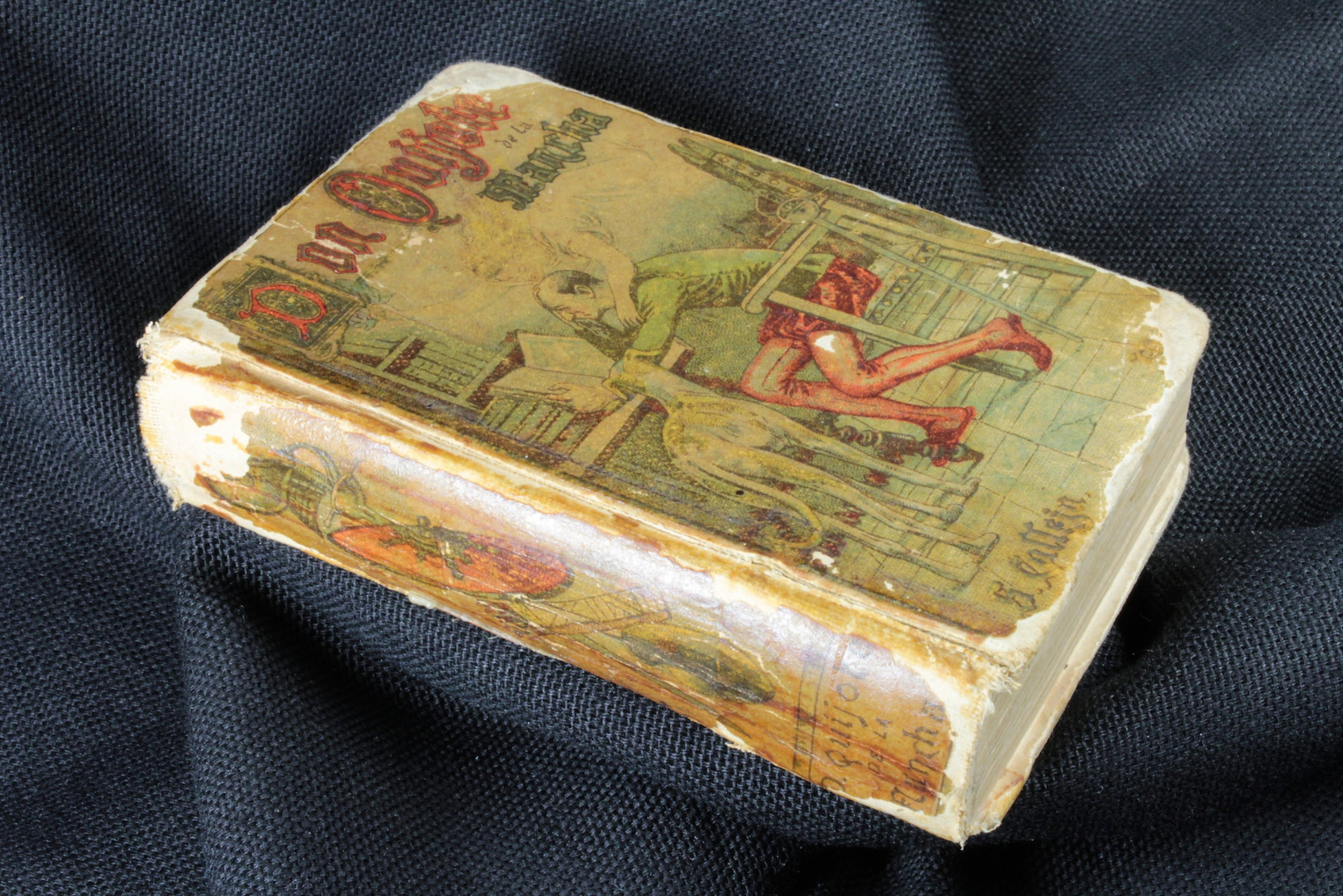 Antiques of miniature book cmcm don quixote of la mancha