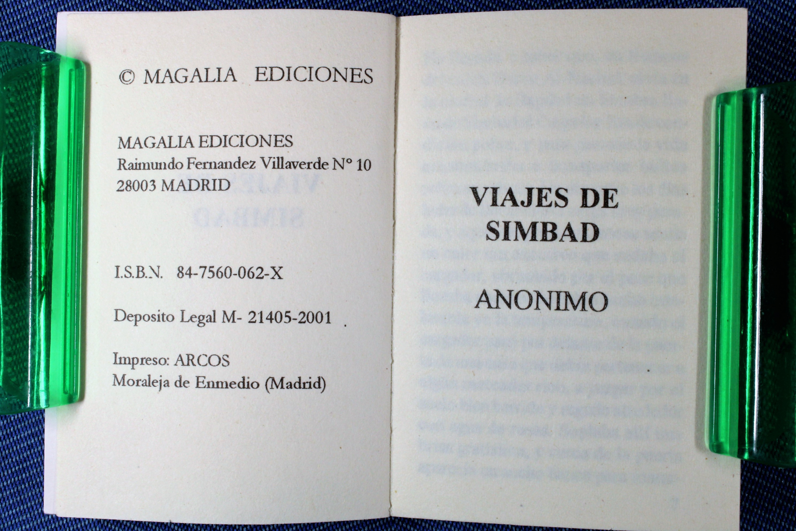 Libro Miniatura (5cm-10cm) 