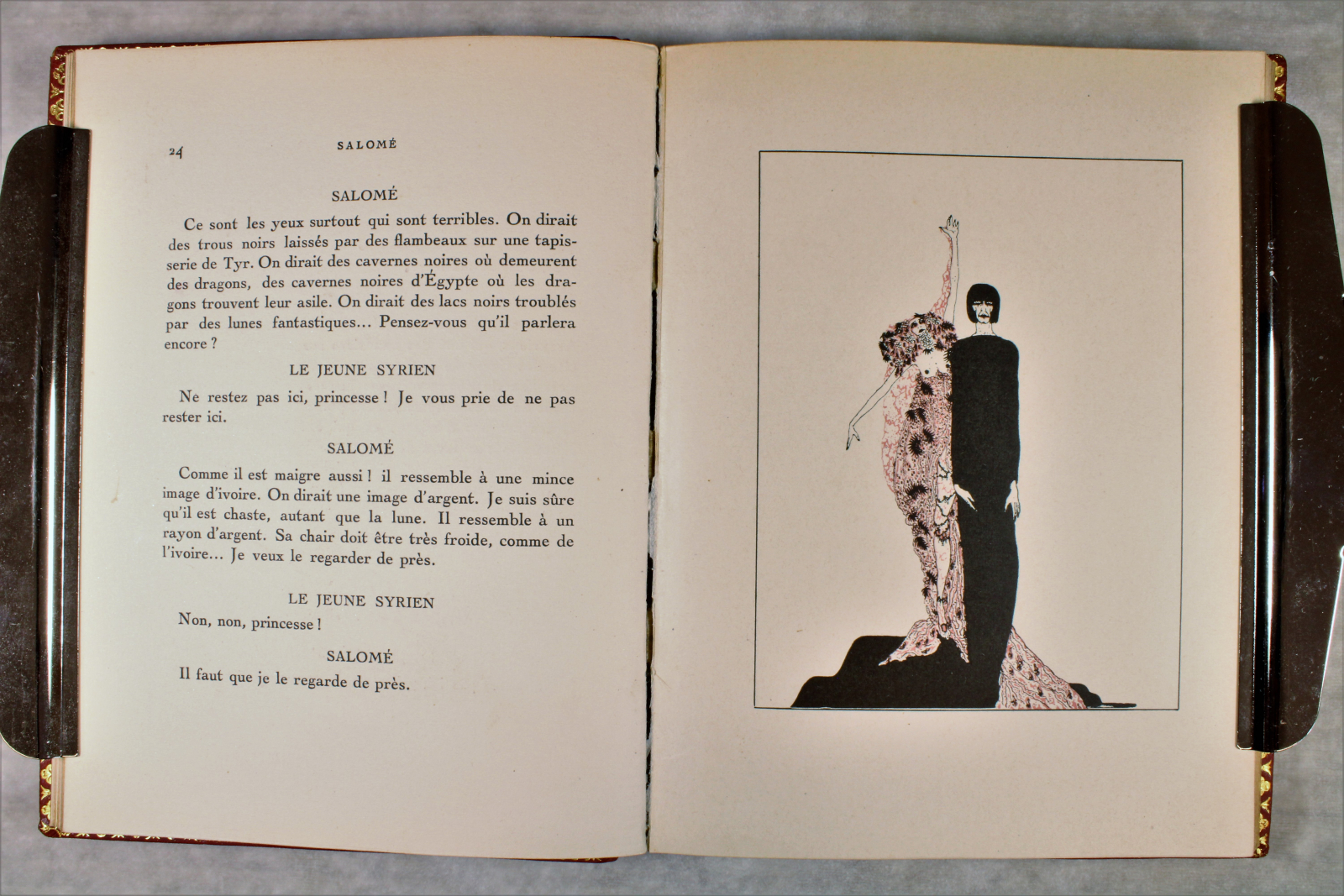 Libro Salomé en francés. Oscar Wilde. Alastair