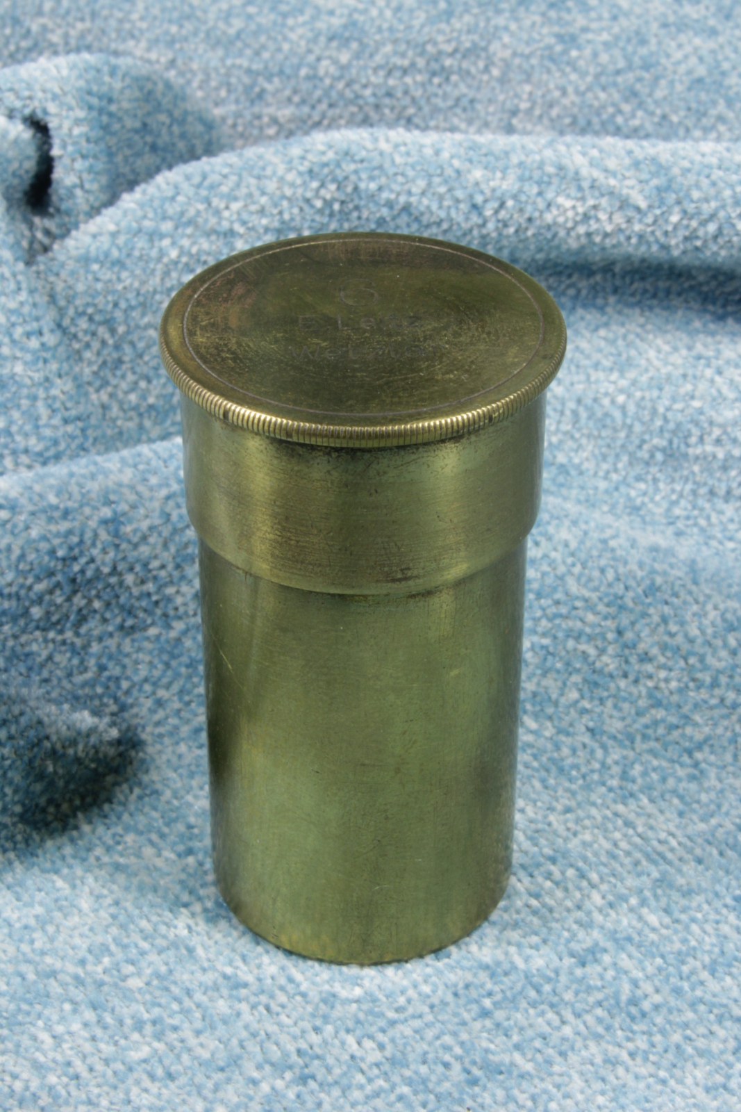 Antiques of cylindrical housing for eyepiece lens e leitz wetzlar