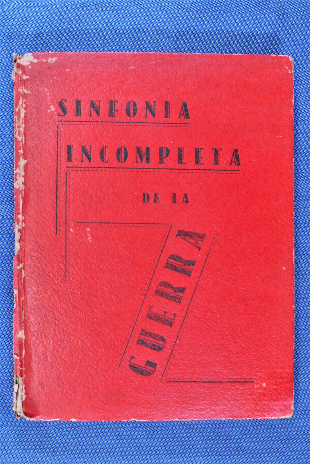 Antiguedades de libro sinfonia incompleta de la guerra