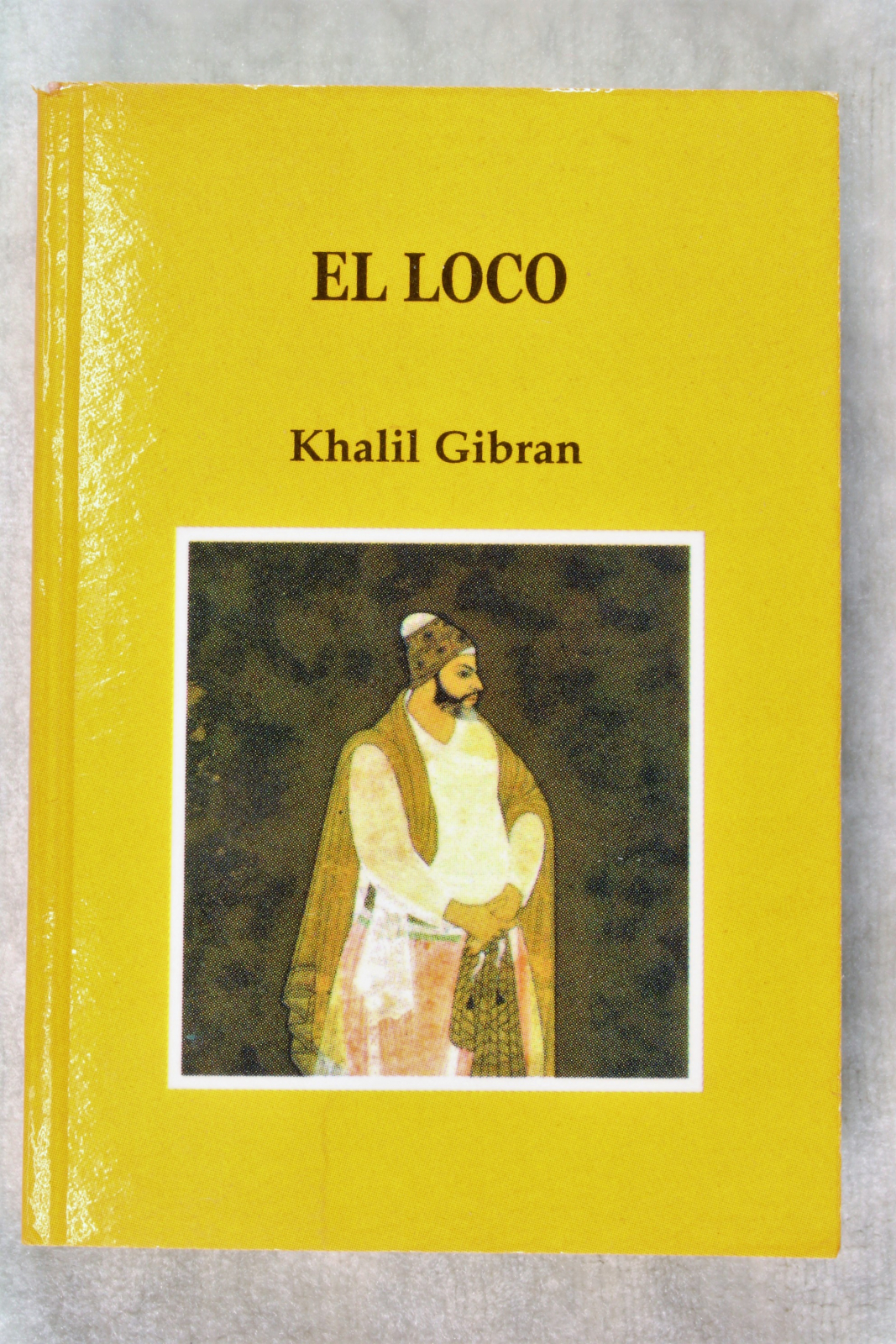 Antiguedades de libro miniatura el loco khalil gibran